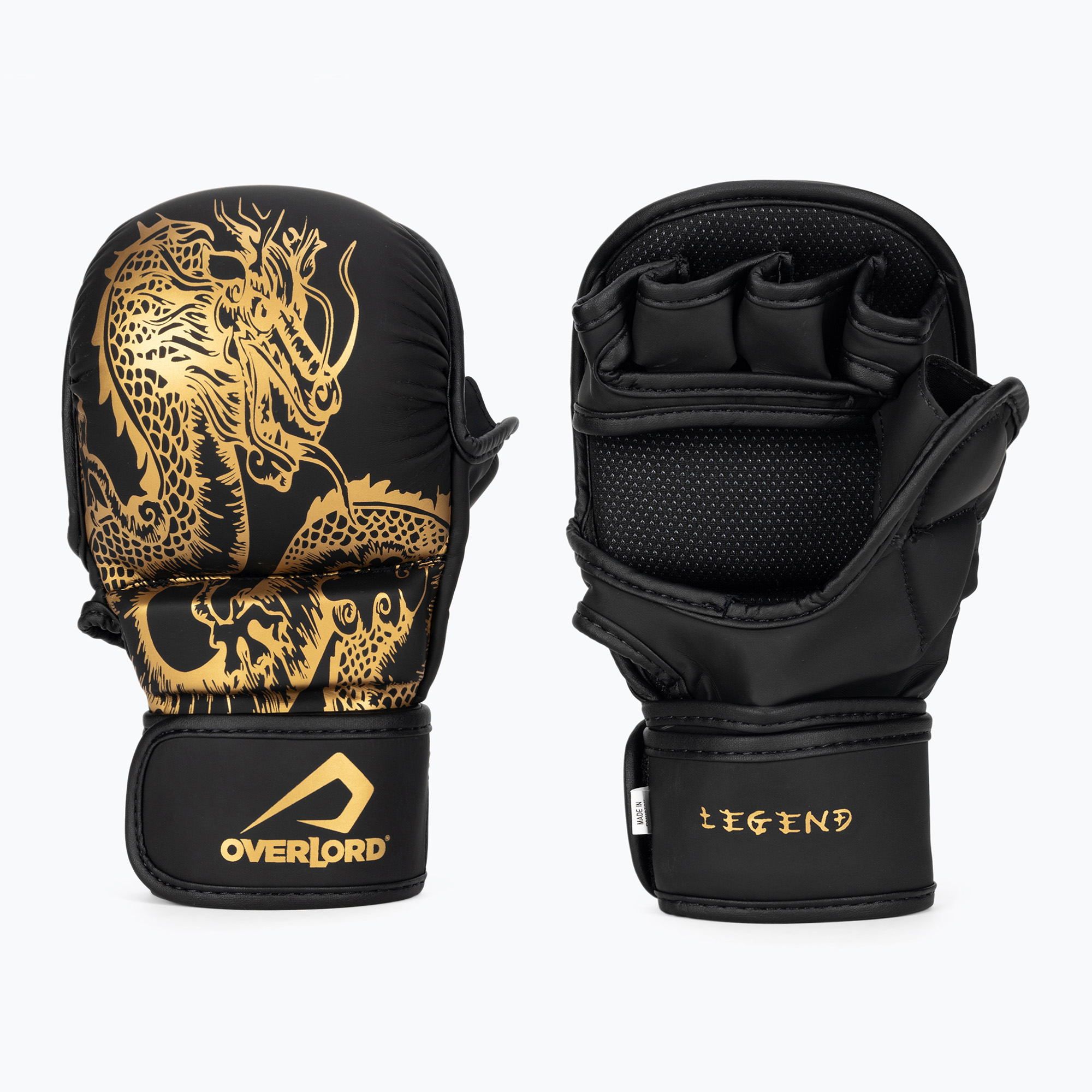 Guanti da MMA Overlord Legend Oro (L) (Legend MMA 101004-BK_GO)