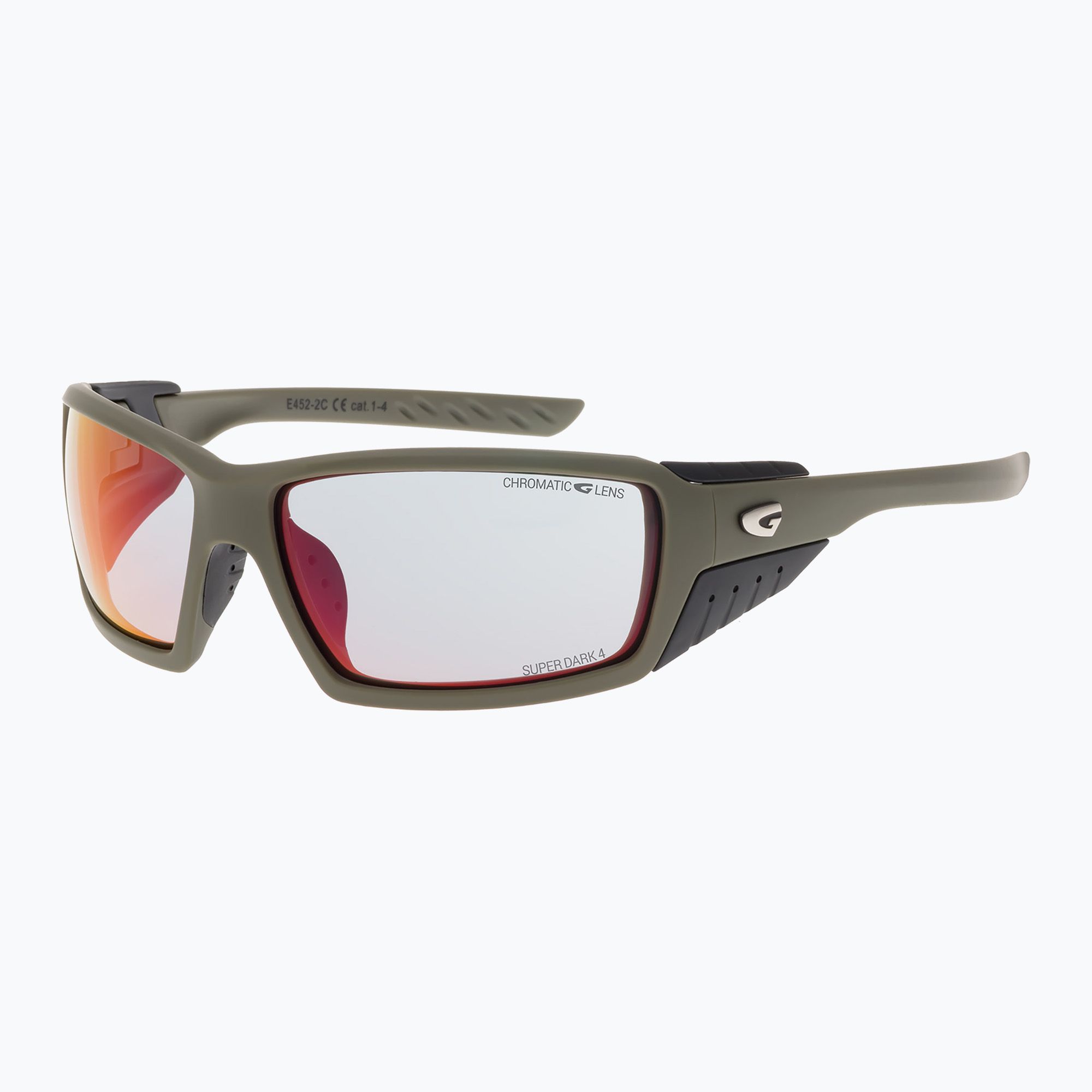 Okulary przeciwsłoneczne GOG Elbrus matt green/black 