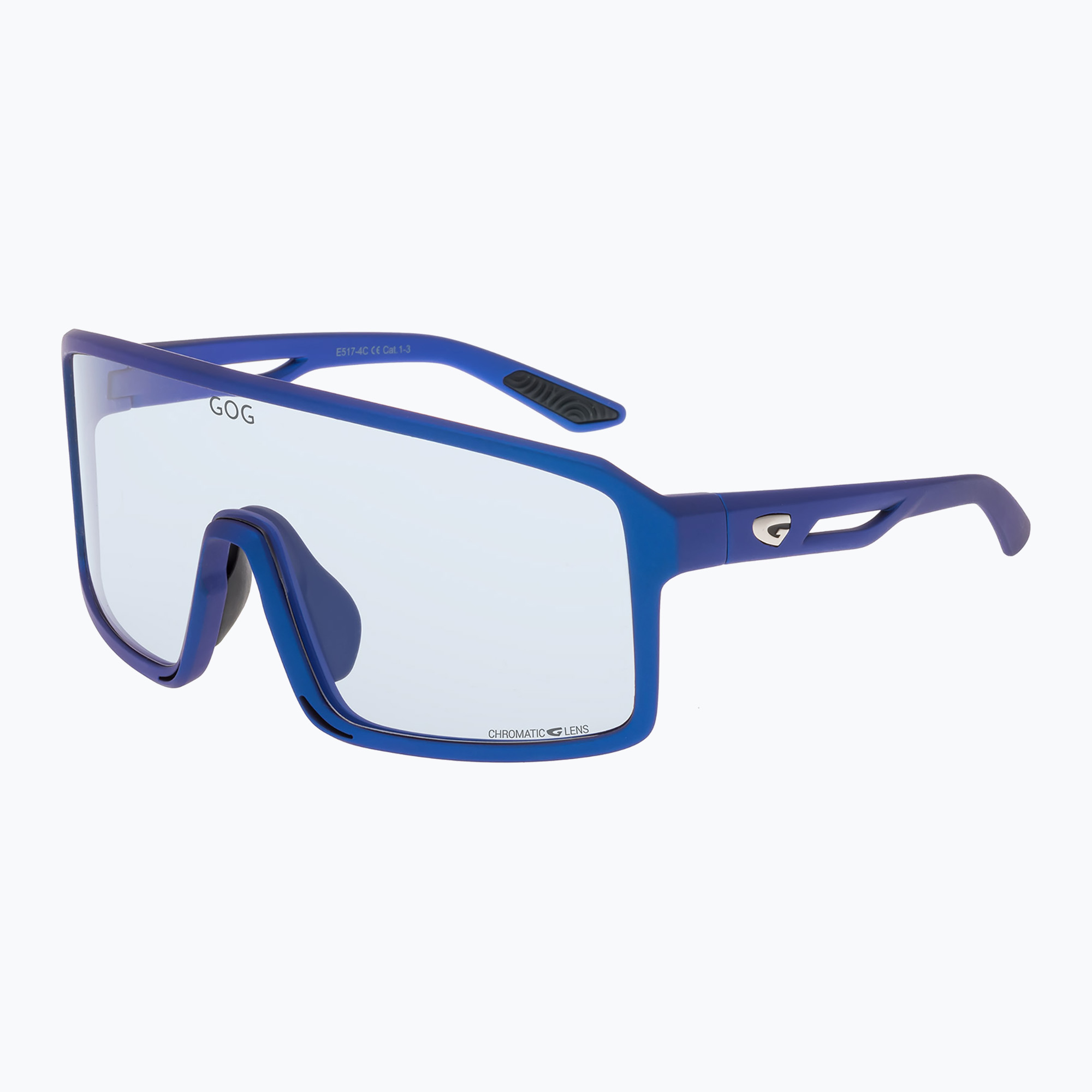 Слънчеви очила GOG Ragnarok матов металик тъмносиньо/рефлексно синьо