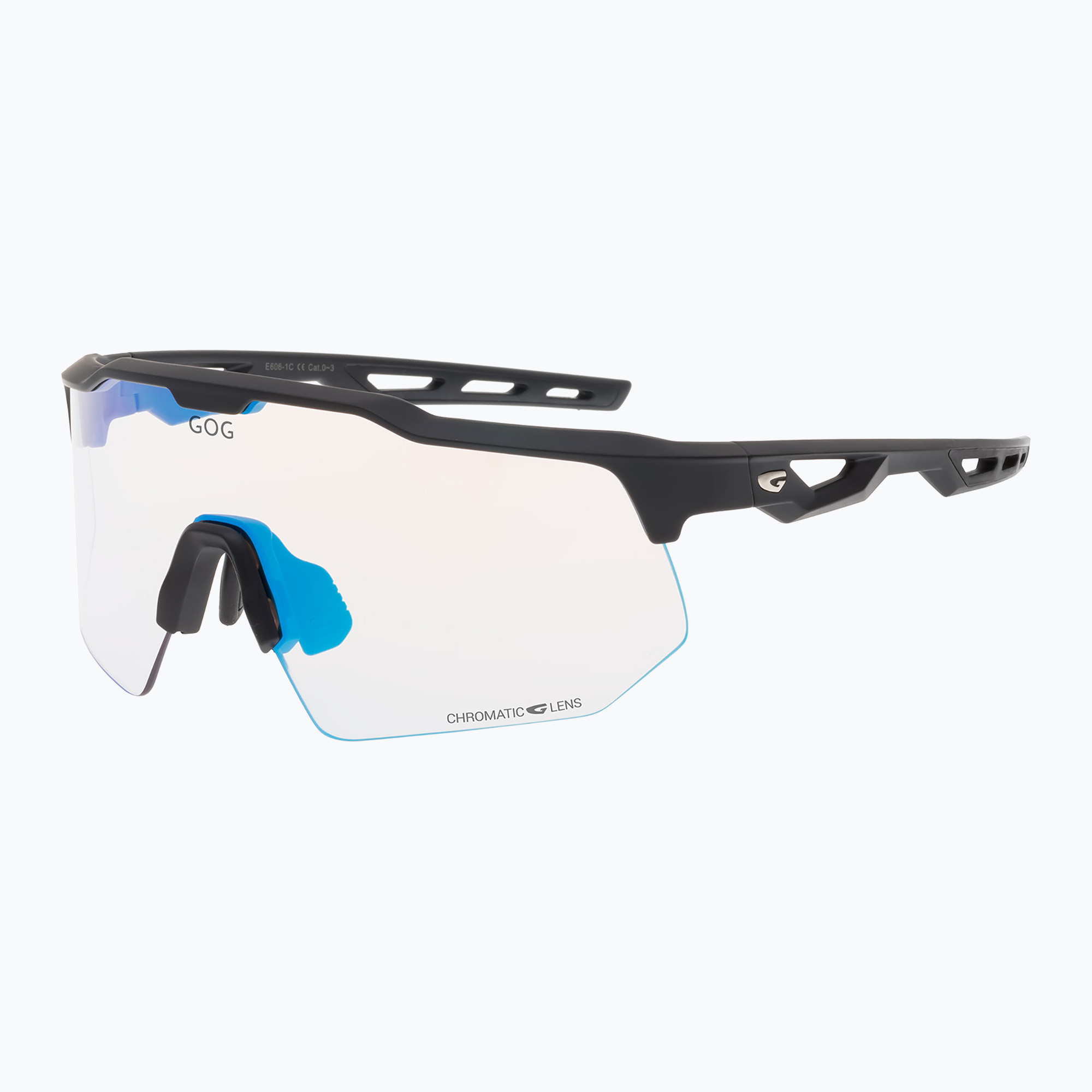 Occhiali da sole GOG Loki nero opaco/bianco reflex/blu