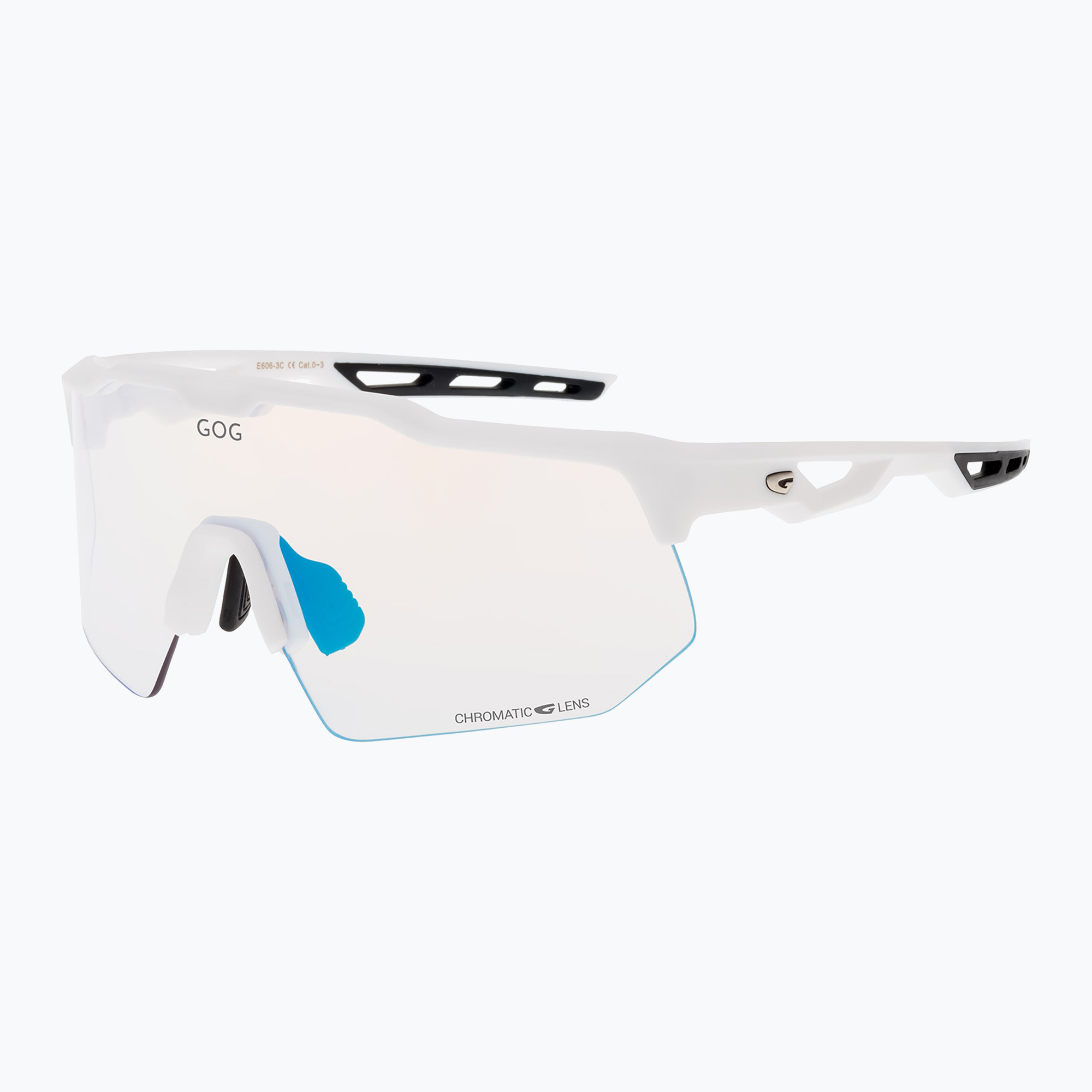 Occhiali da sole GOG Loki bianco opaco/nero/reflex bianco/blu