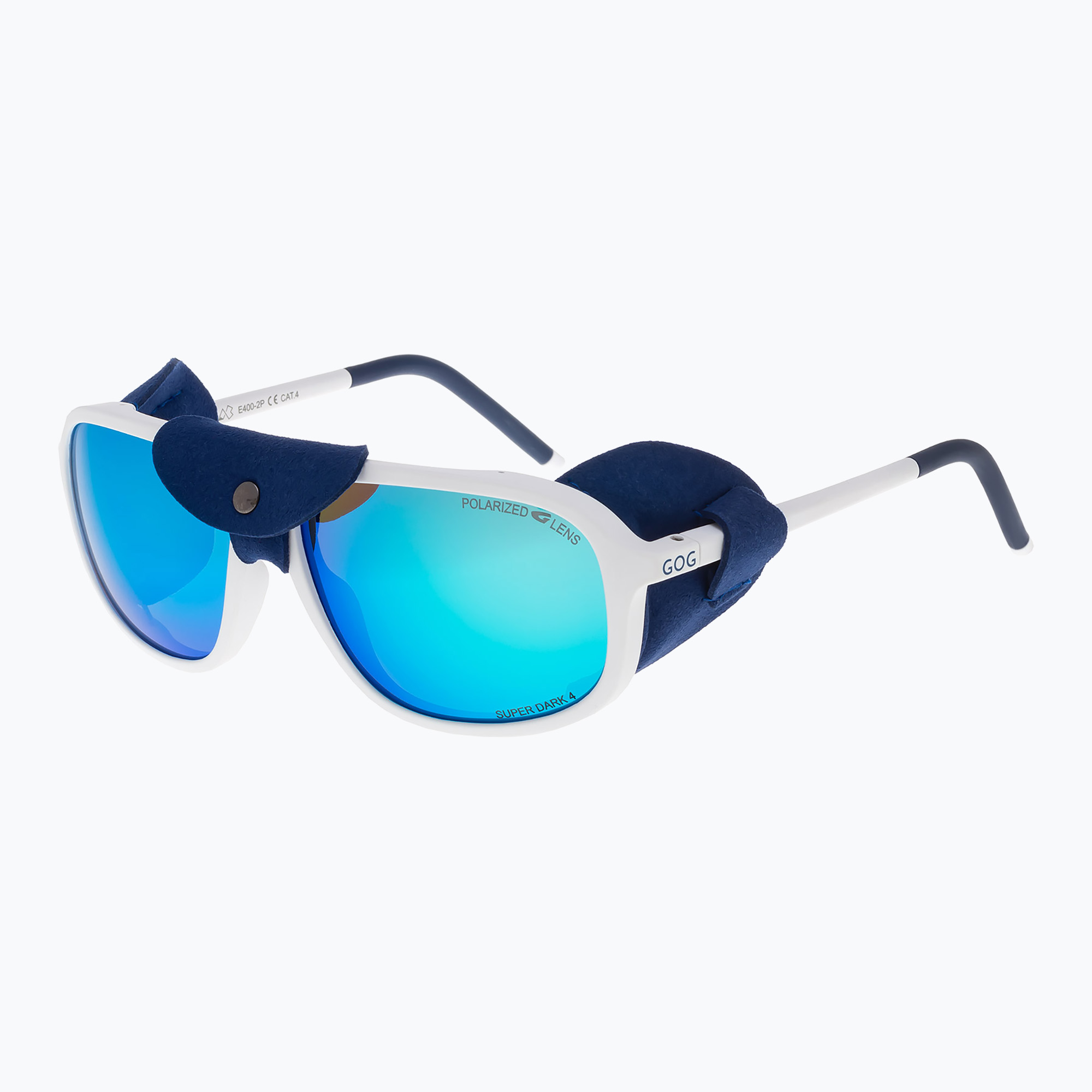 Okulary przeciwsłoneczne GOG Everest matt white/navy blue 