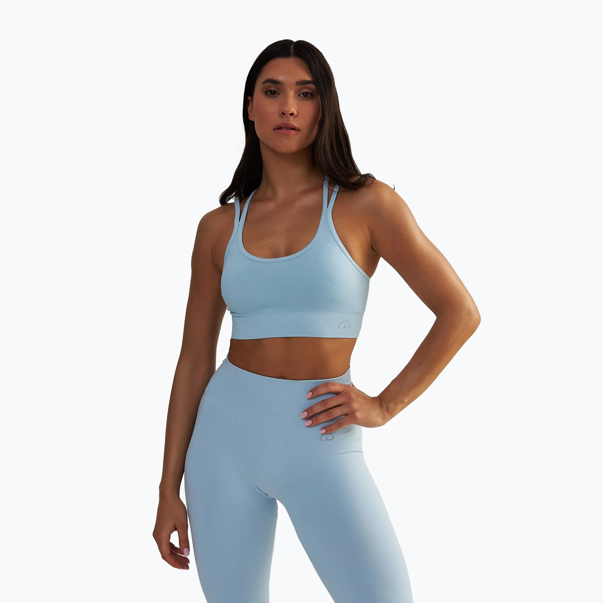 Top treningowy damski BeShaped Shape Up light blue 