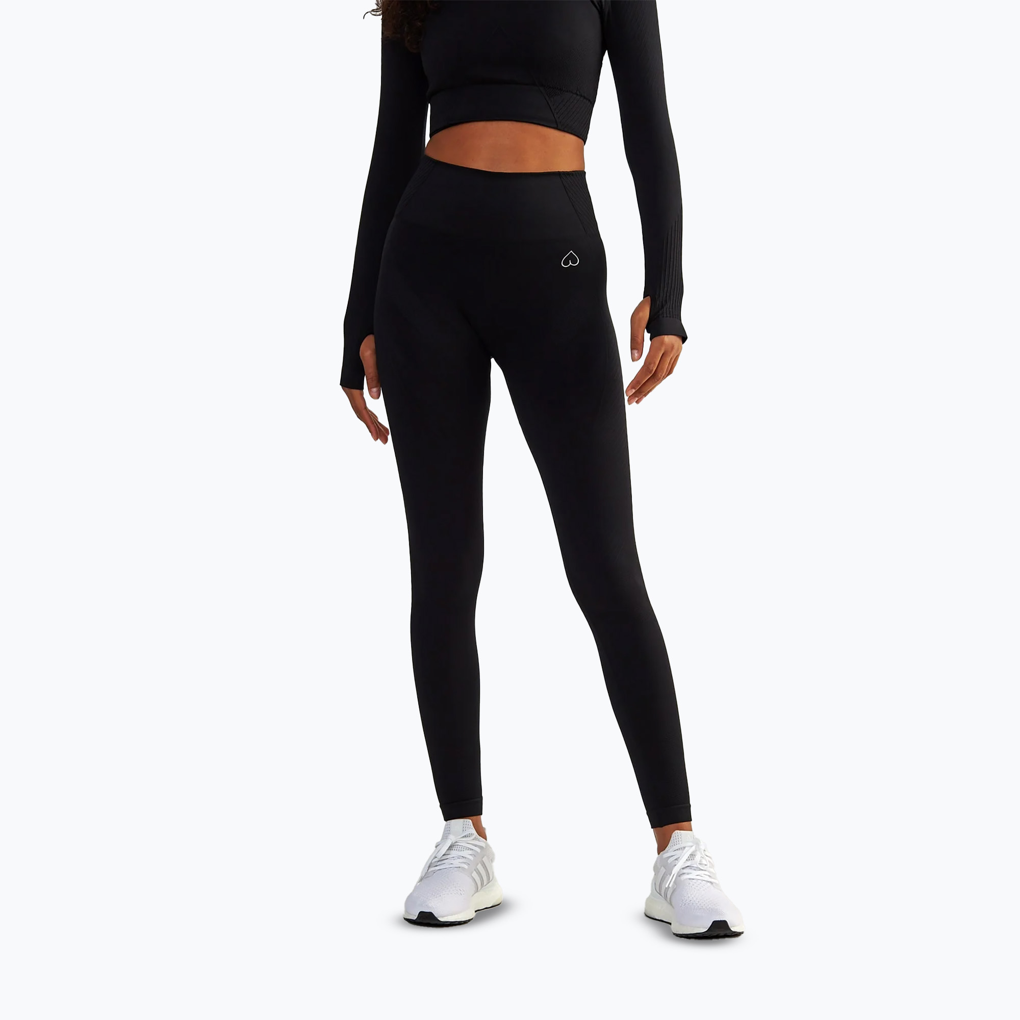 Legginsy treningowe damskie BeShaped Femme Force black 