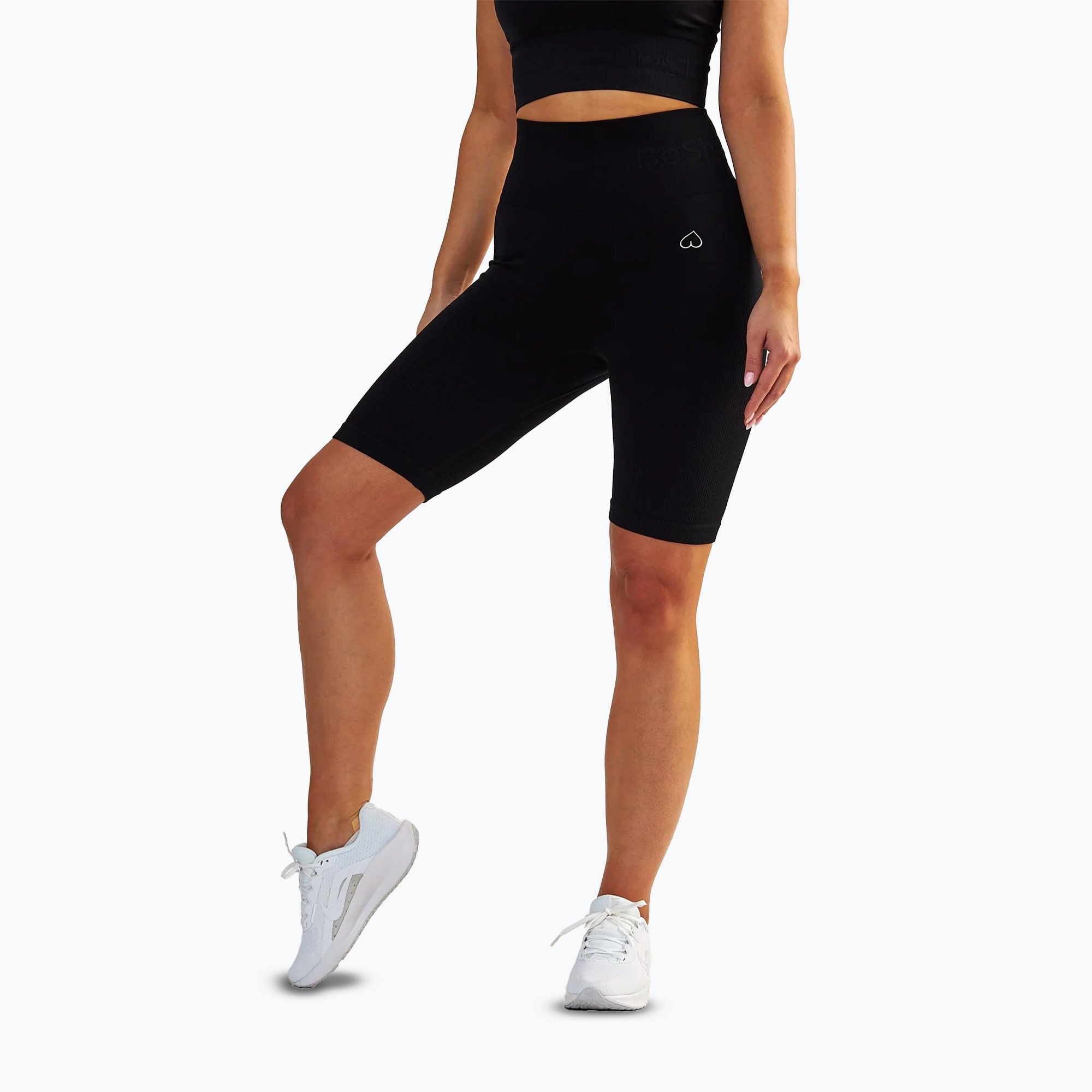Spodenki treningowe damskie BeShaped Body Boost black 