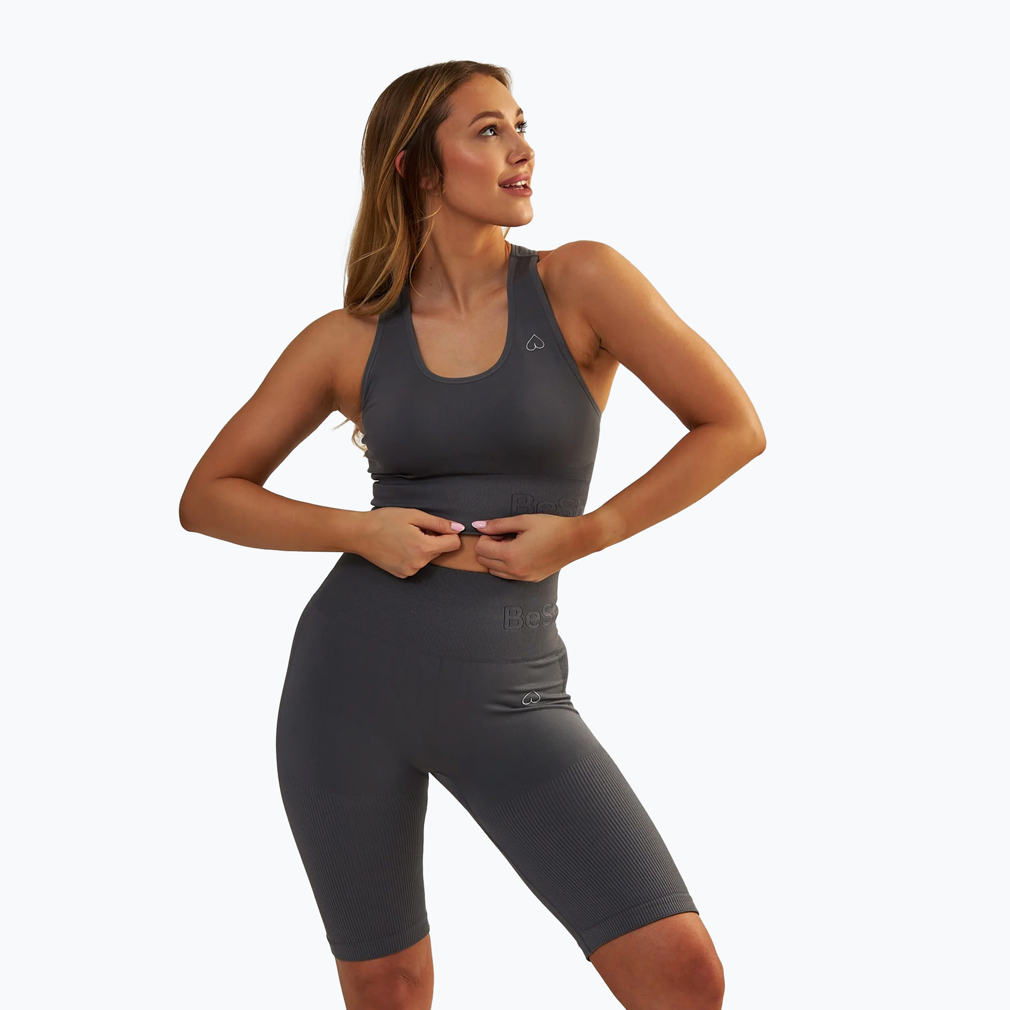 Biustonosz treningowy BeShaped Body Boost grey 