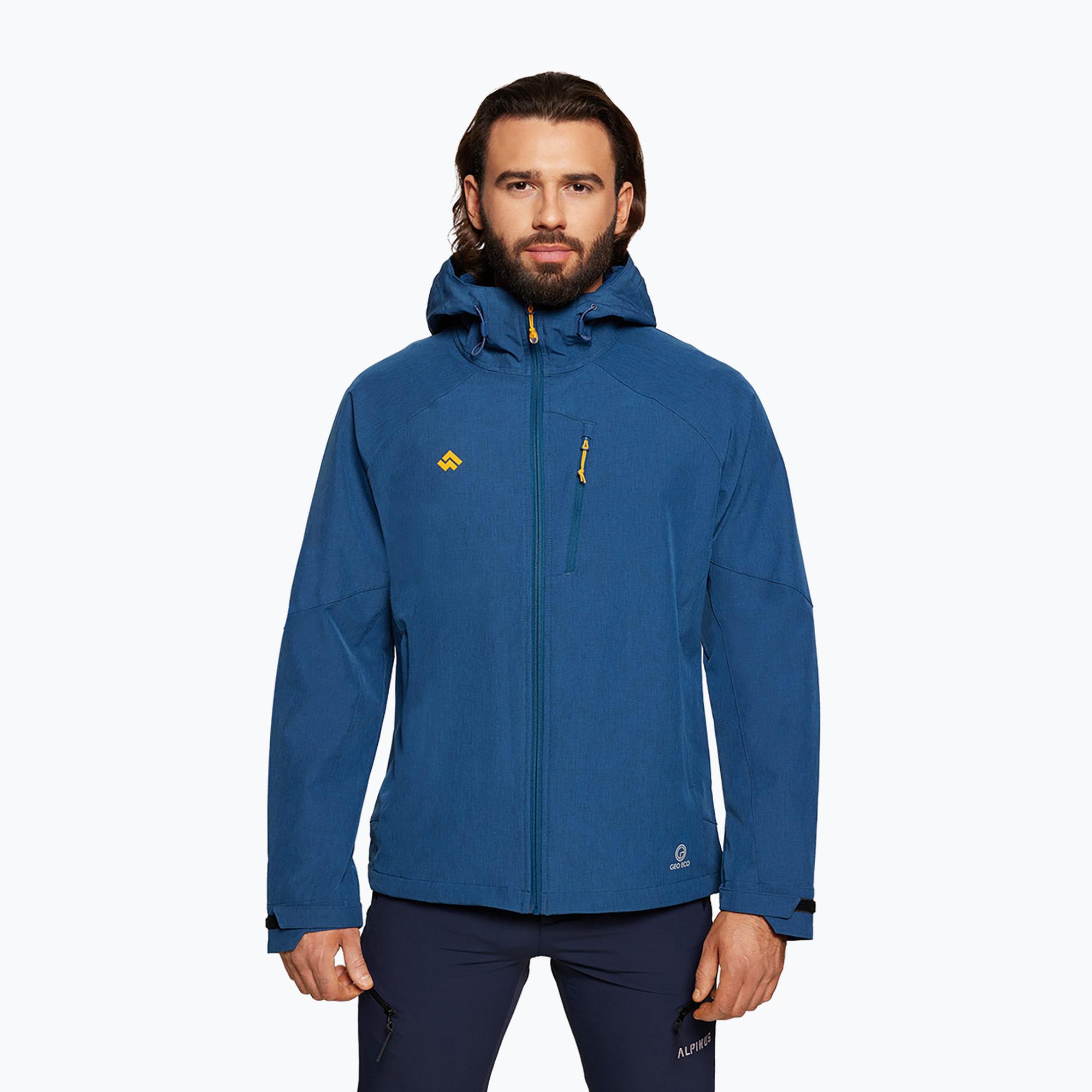Kurtka softshell męska Alpinus Lautaro granatowy 
