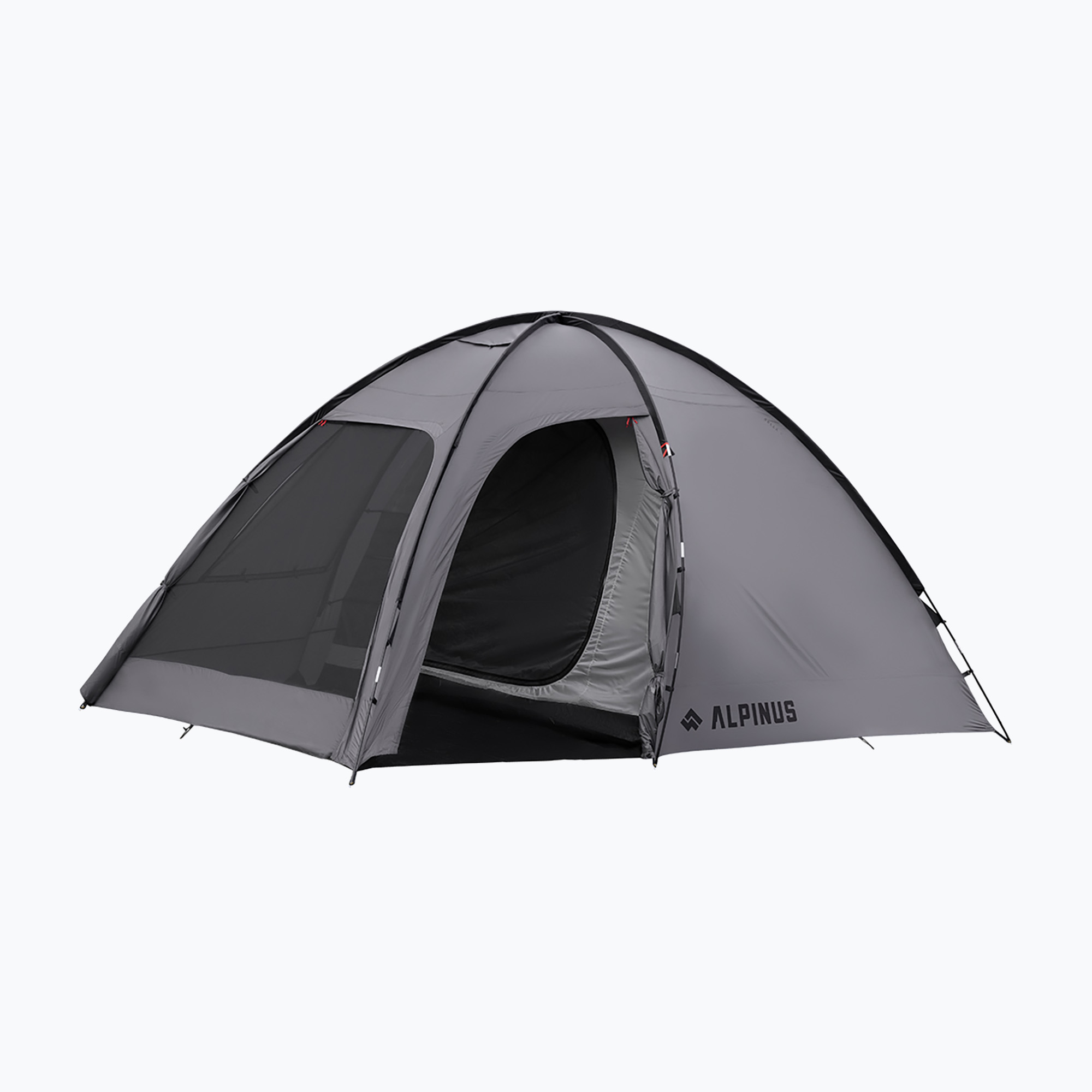Namiot trekkingowy 4-osobowy Alpinus Sella 4 antracyt 