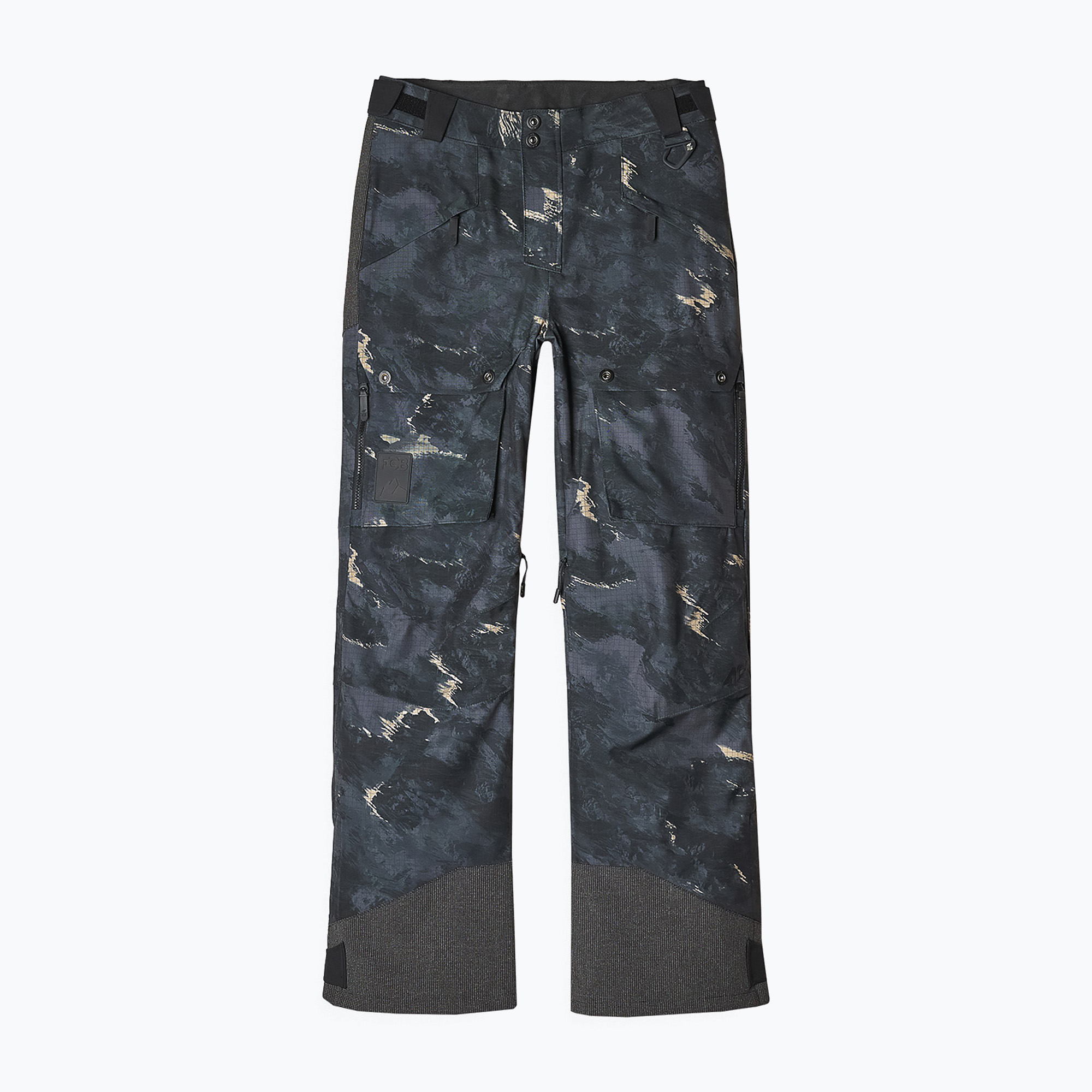 Pantaloni da snowboard da donna 4F FNK F701 multicolore allover (M) (FNK F701 90A 4FWAW24TFTRF701)