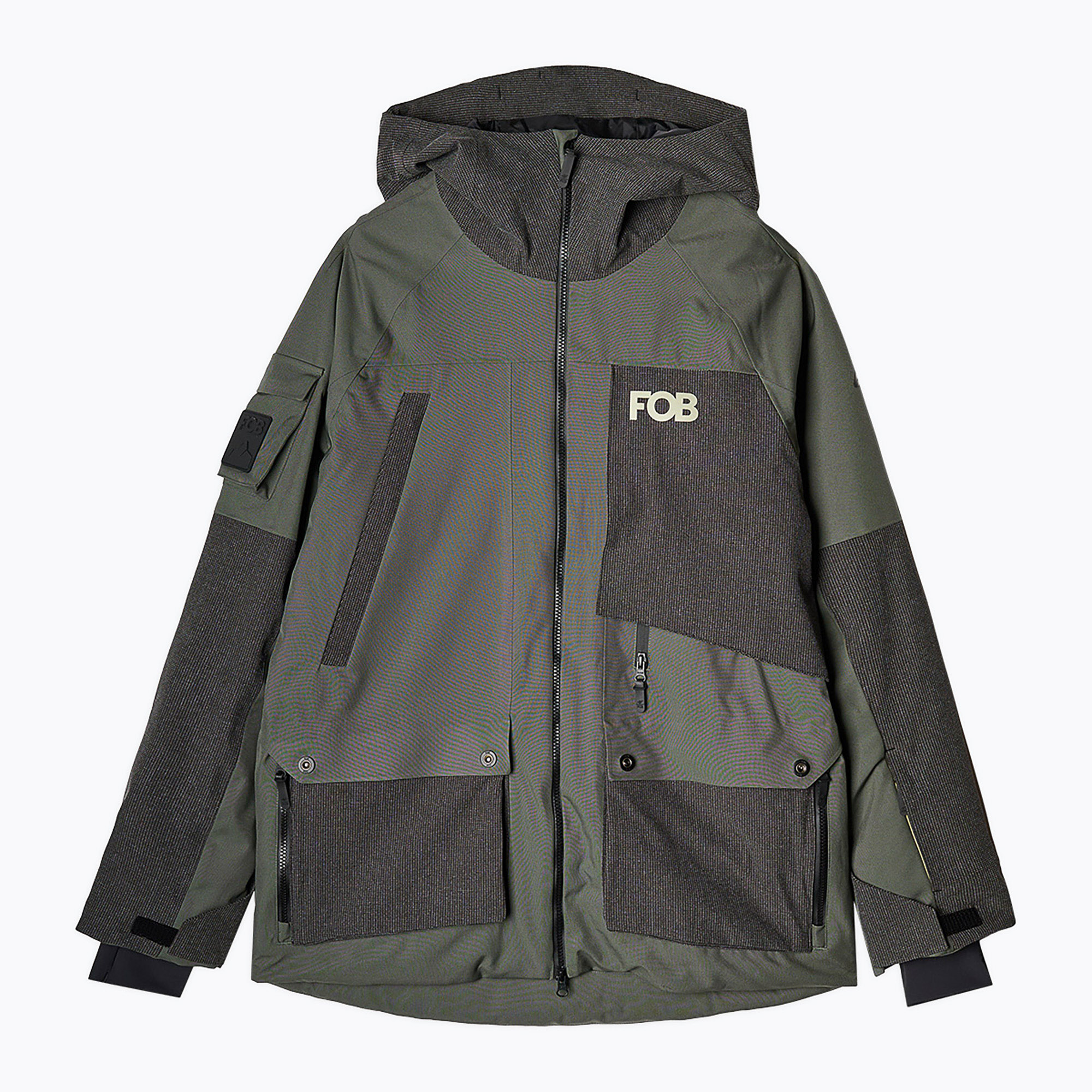 Мъжко яке за сноуборд 4F M511 khaki