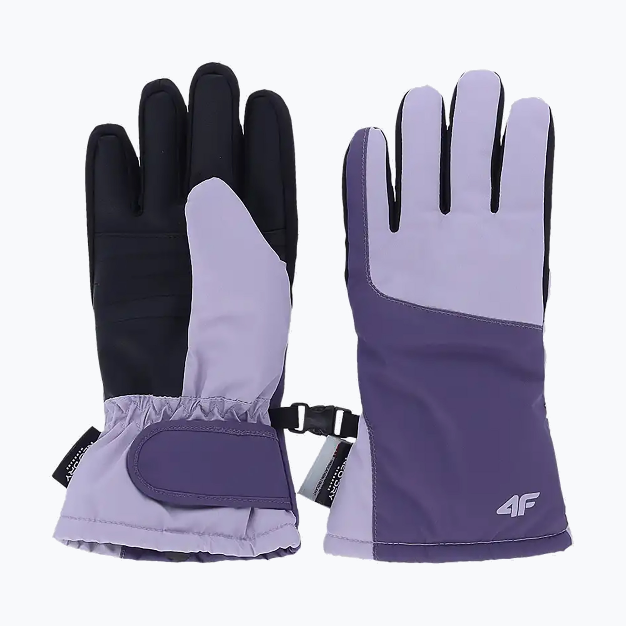 Детски скиорски ръкавици 4F Fnk U189 light violet
