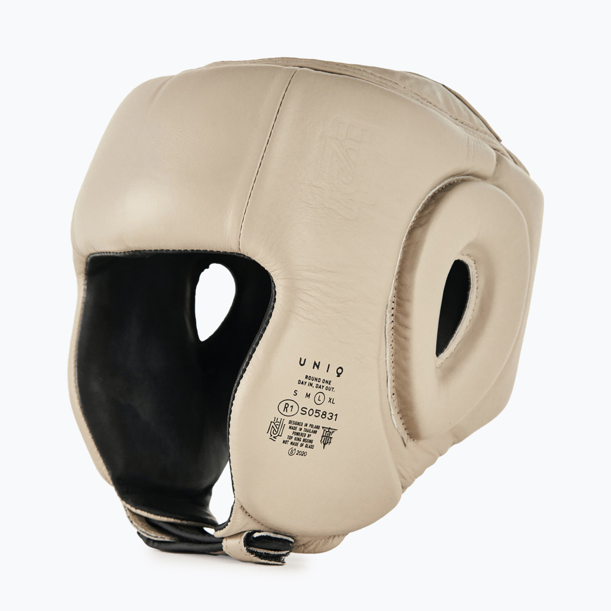 Боксова каска UNIQ Competition classic beige