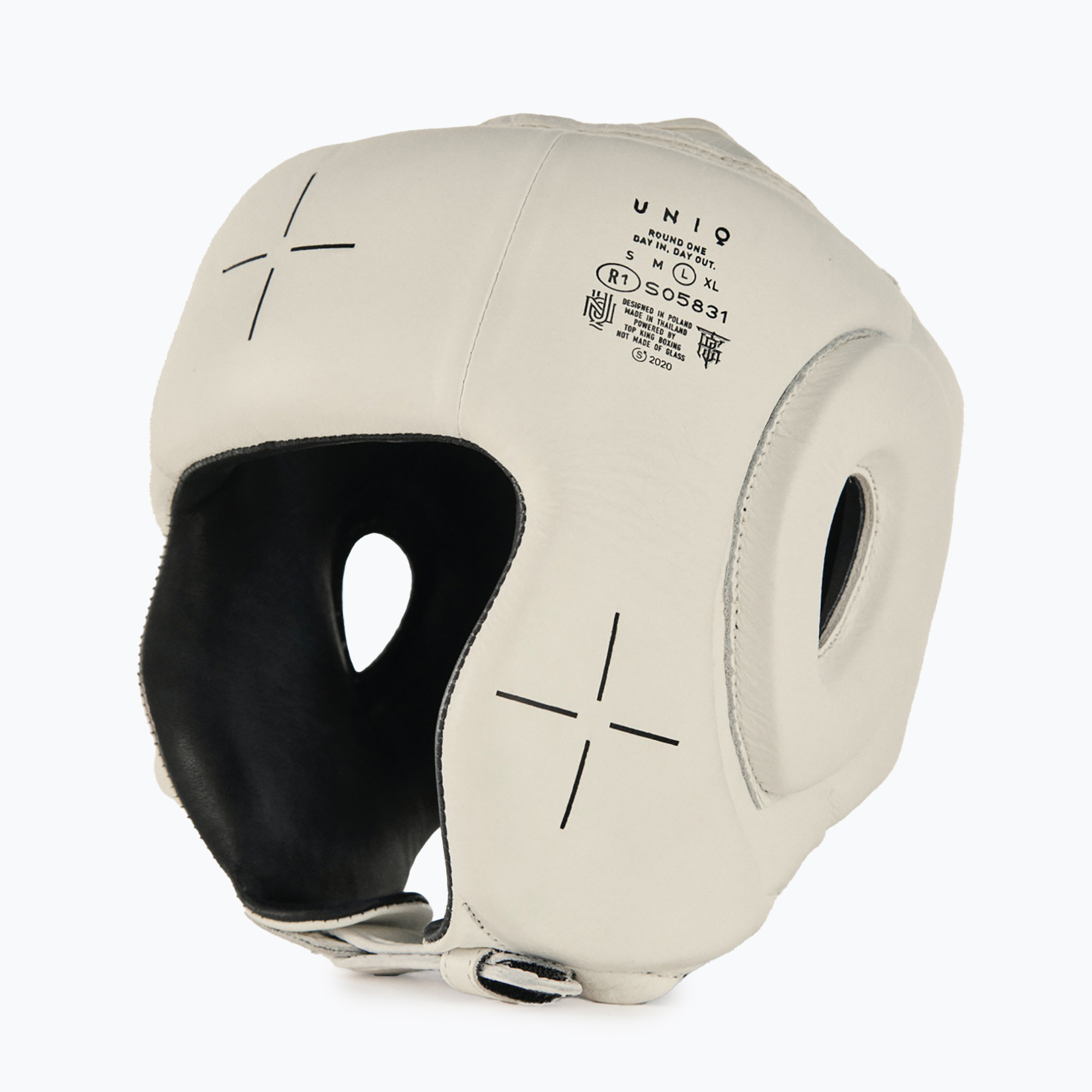 UNIQ Competition technical white boxing helmet (XL)