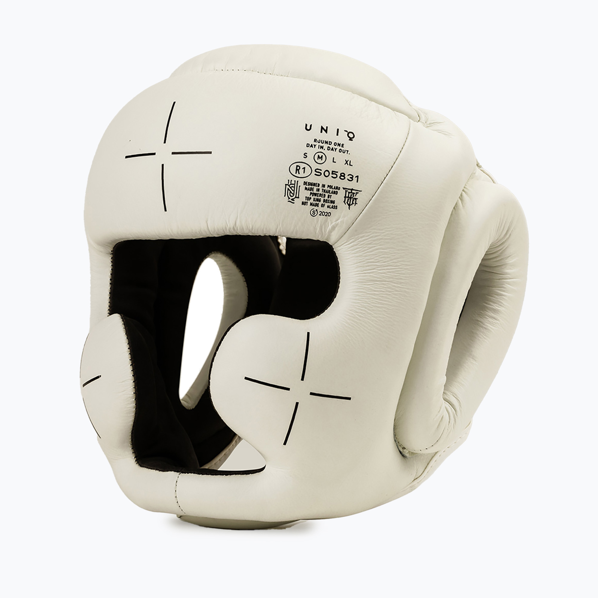 Боксова каска UNIQ Full Coverage technical white