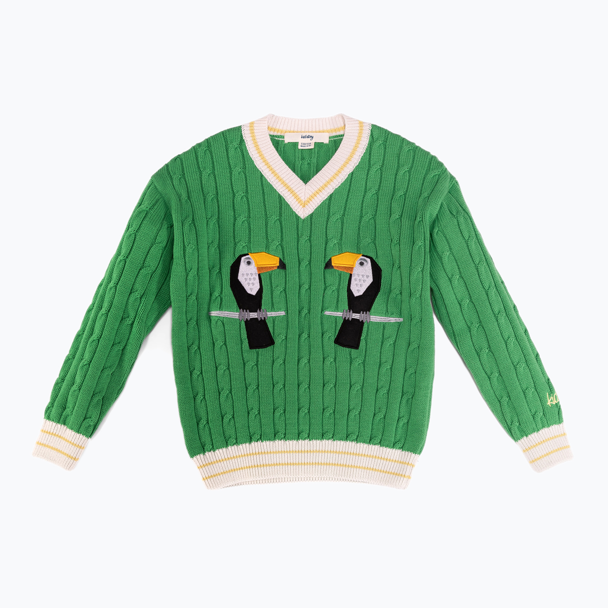 Sweter dziecięcy KID STORY Bawełna organiczna green pelican 