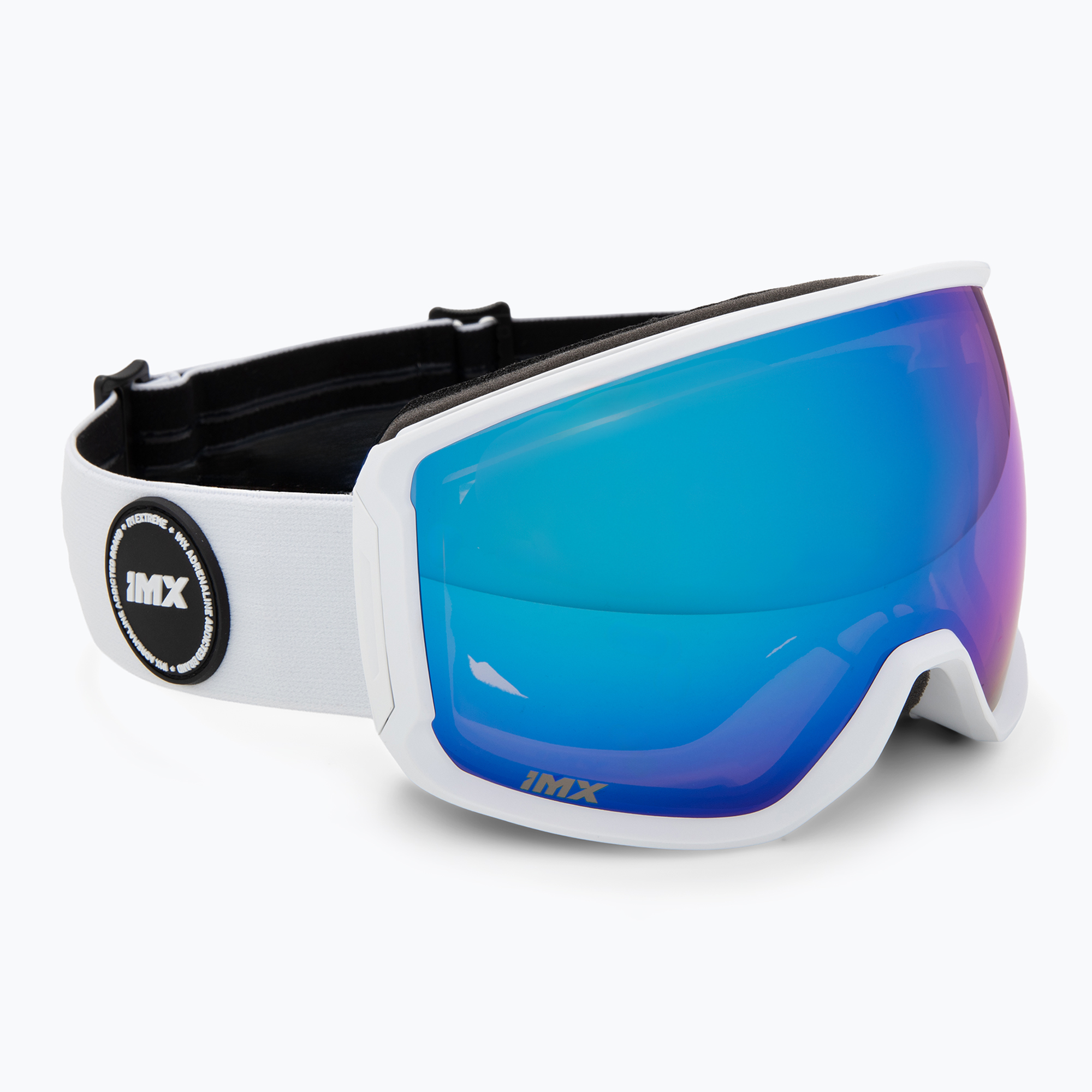 Síszemüveg IMX Peak white matt/white/blue iridium/brown (Peak 3802251_908)