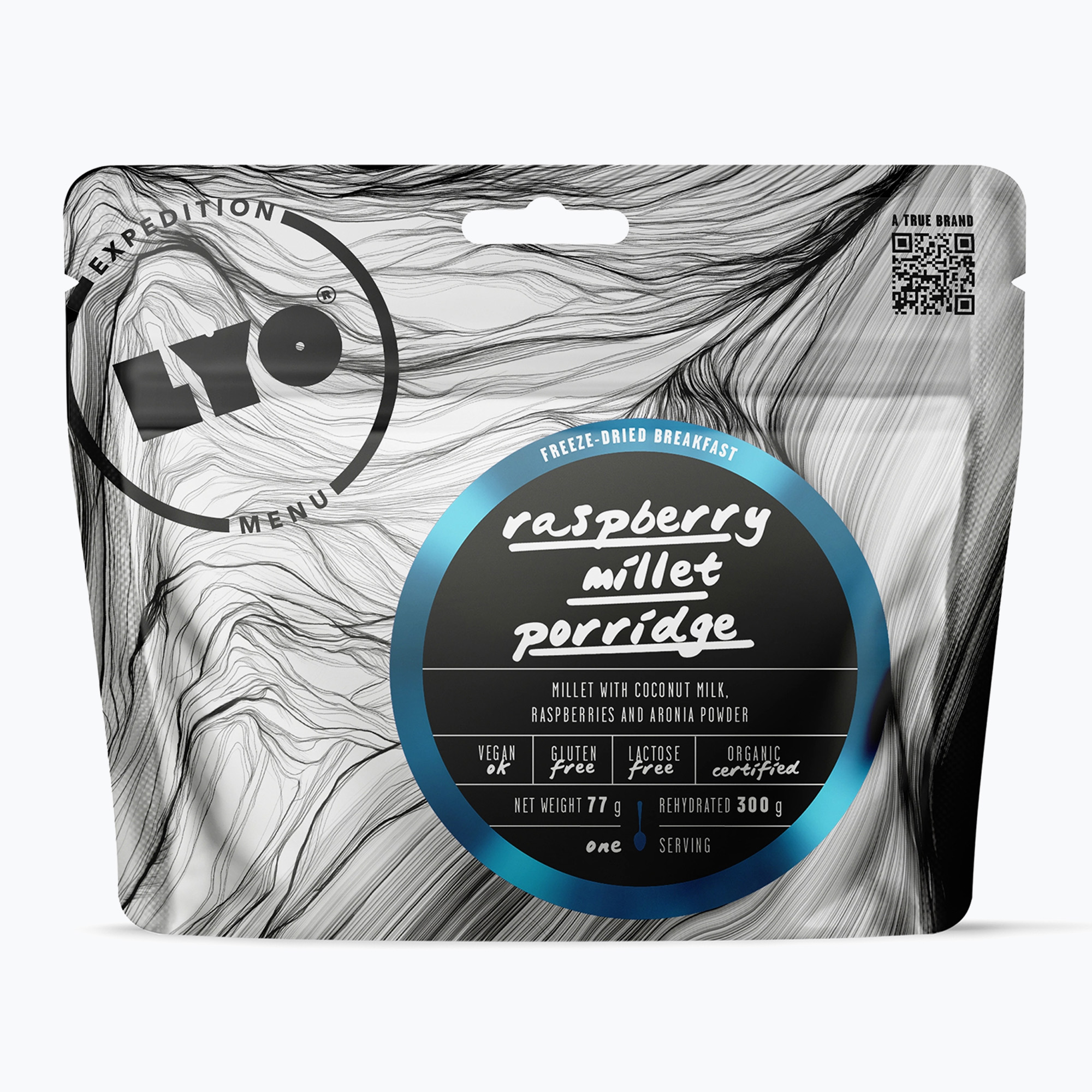 Лиофилизирана храна LYOFOOD Малина-кокос Jaglanka 300 g