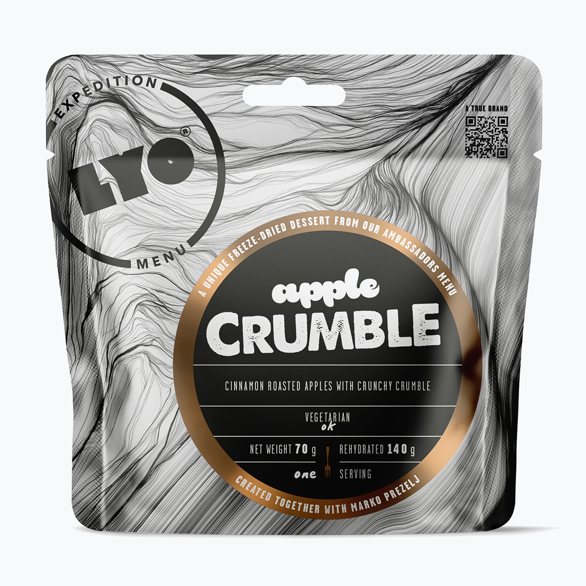 Alimente liofilizate LYOFOOD Crumble cu Mere 140 g (Kruszonka z Jabłkiem KE-S07T)