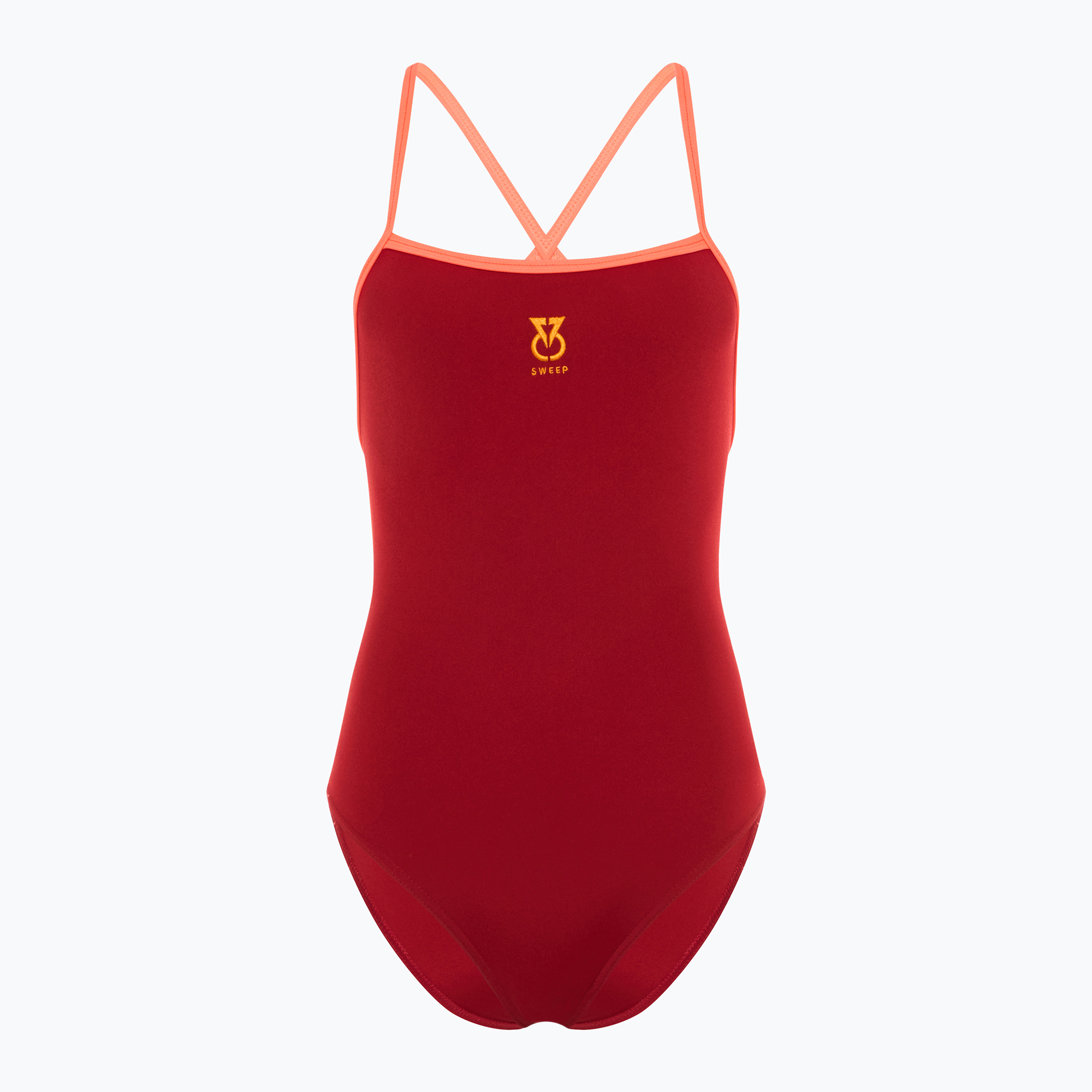 Дамски бански костюм от една част SWEEP Classic Ruby burgundy