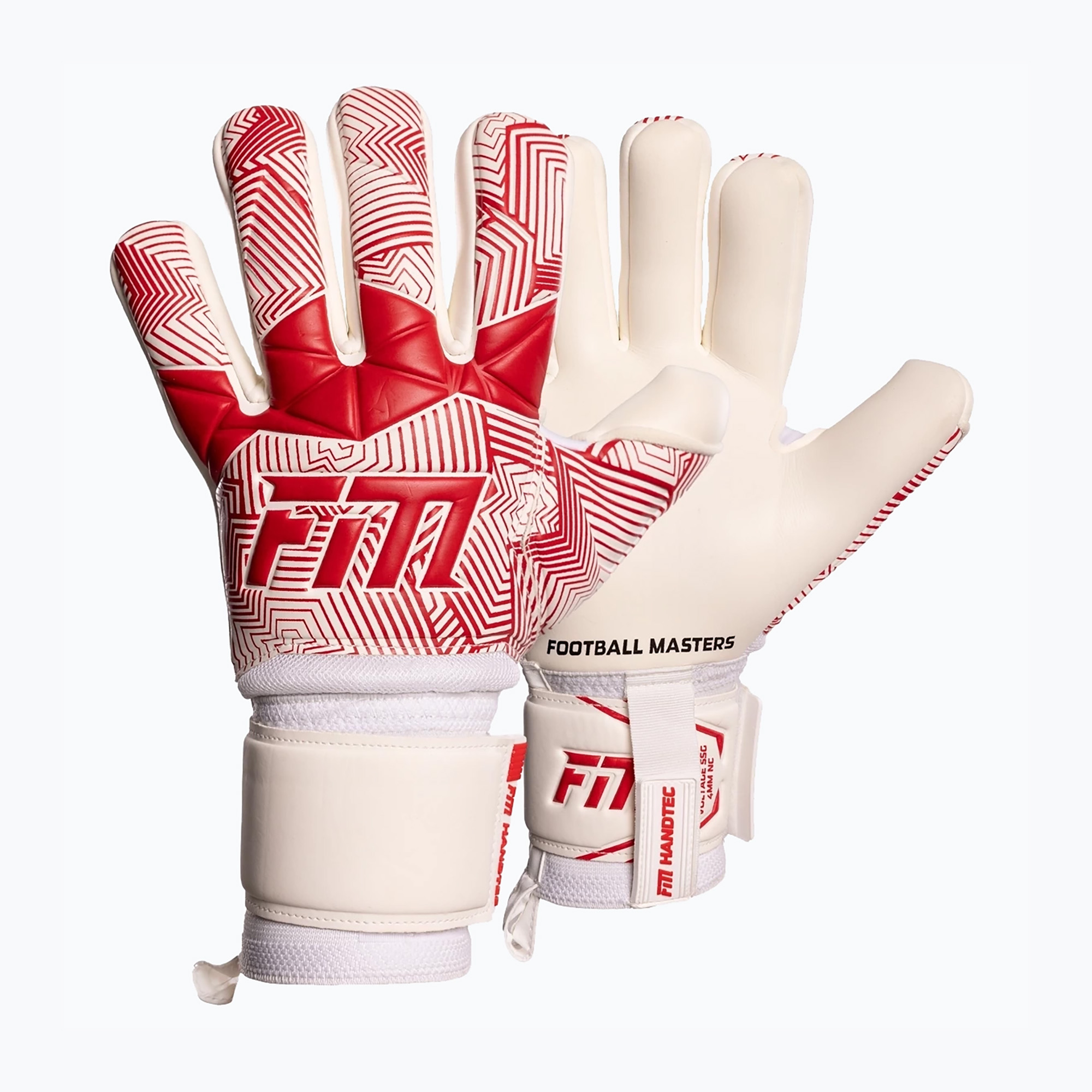 Rękawice bramkarskie Football Masters Varis X NC white/red 
