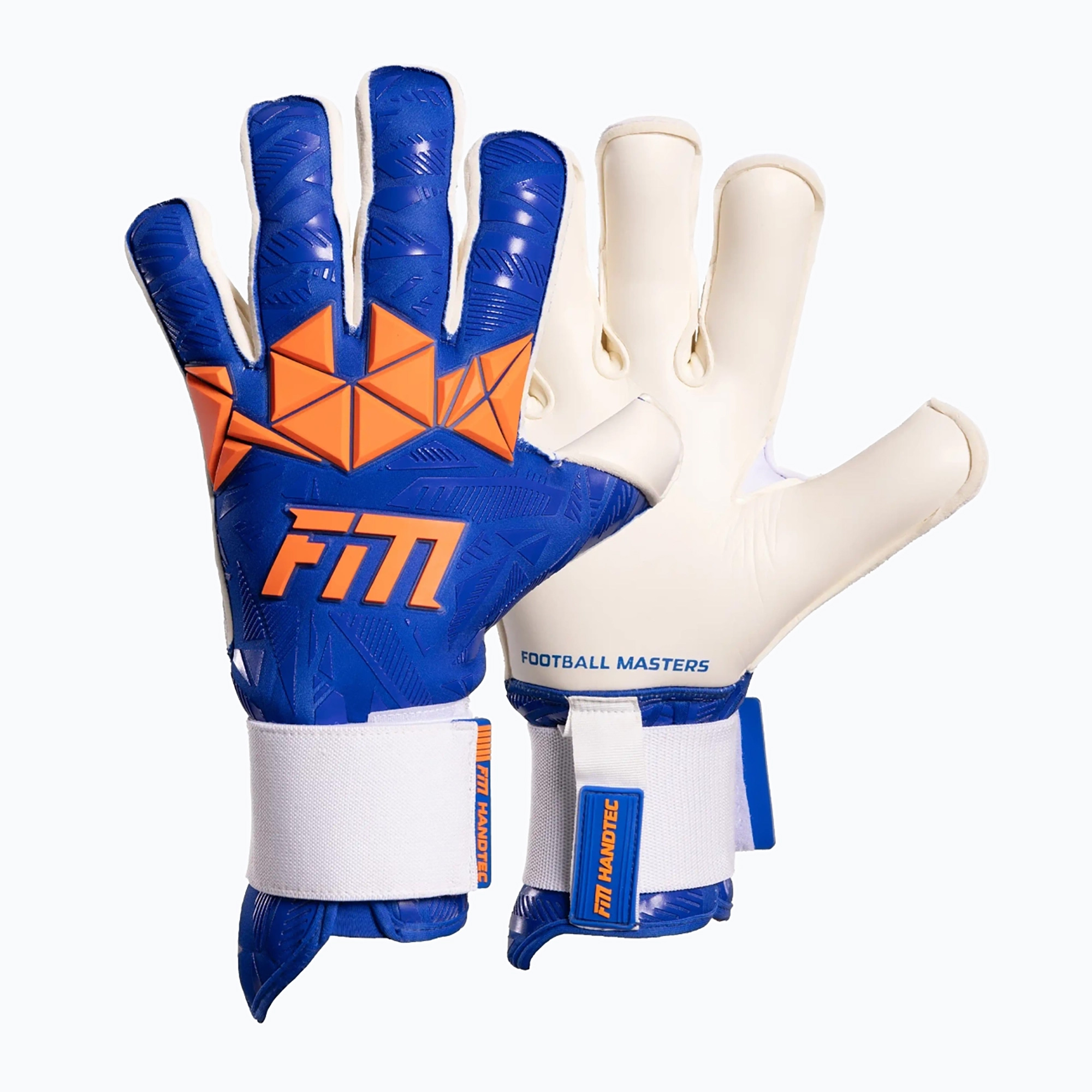 Rękawice bramkarskie Football Masters Invictus X PRO blue/orange 