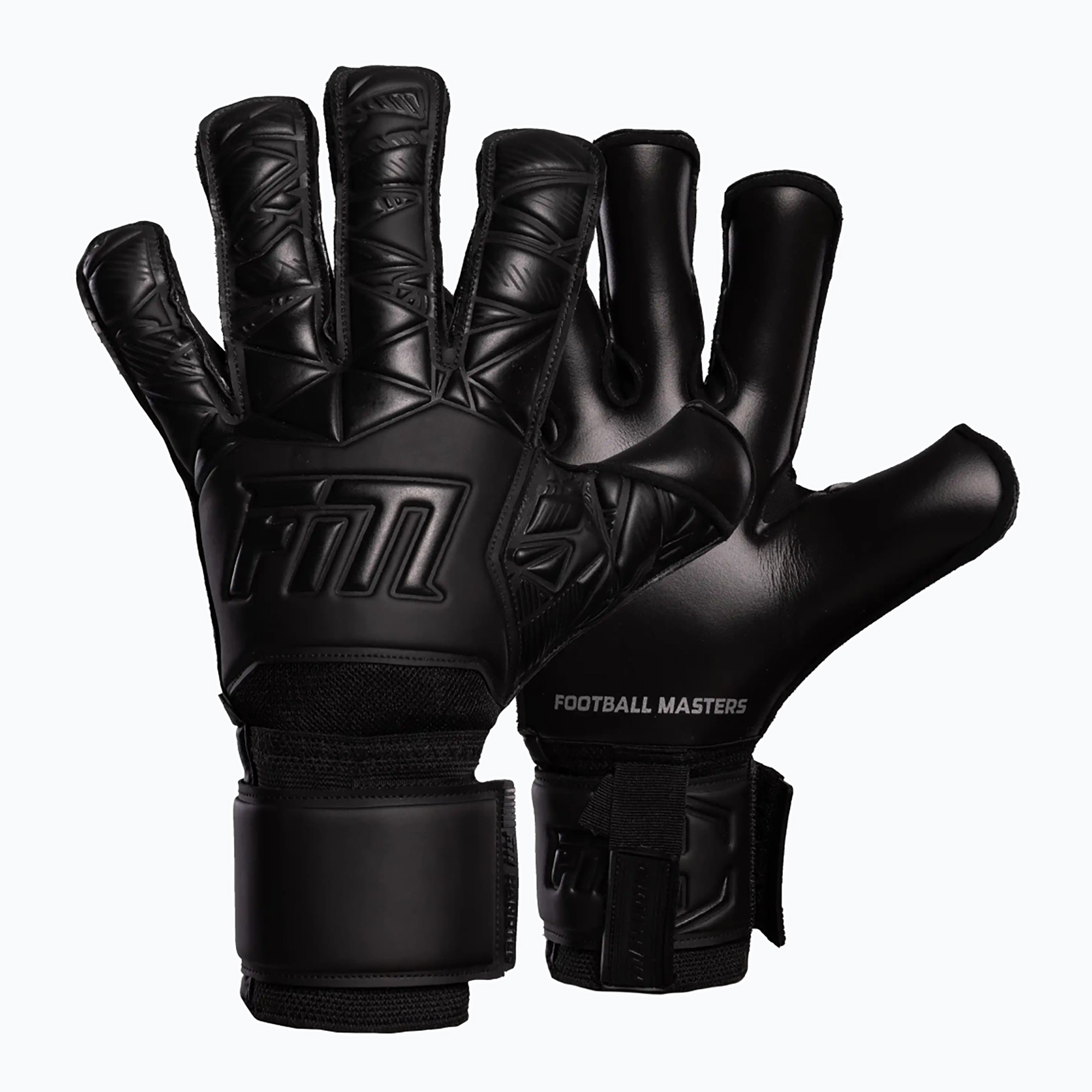 Rękawice bramkarskie Football Masters Invictus X black 