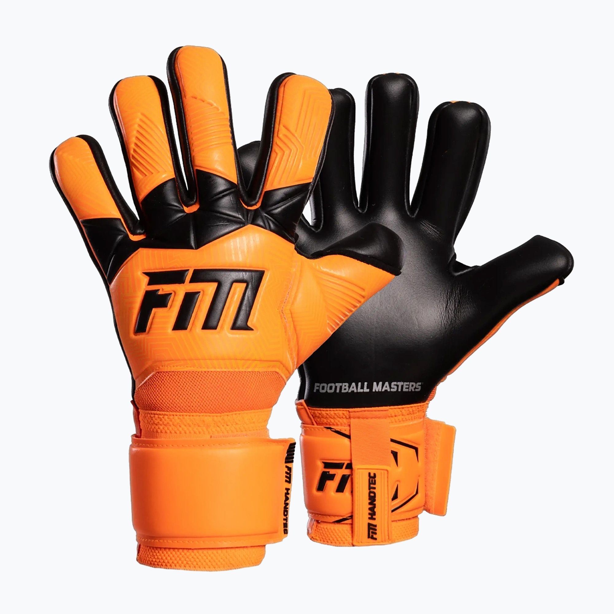 Rękawice bramkarskie Football Masters Varis X orange fluo 