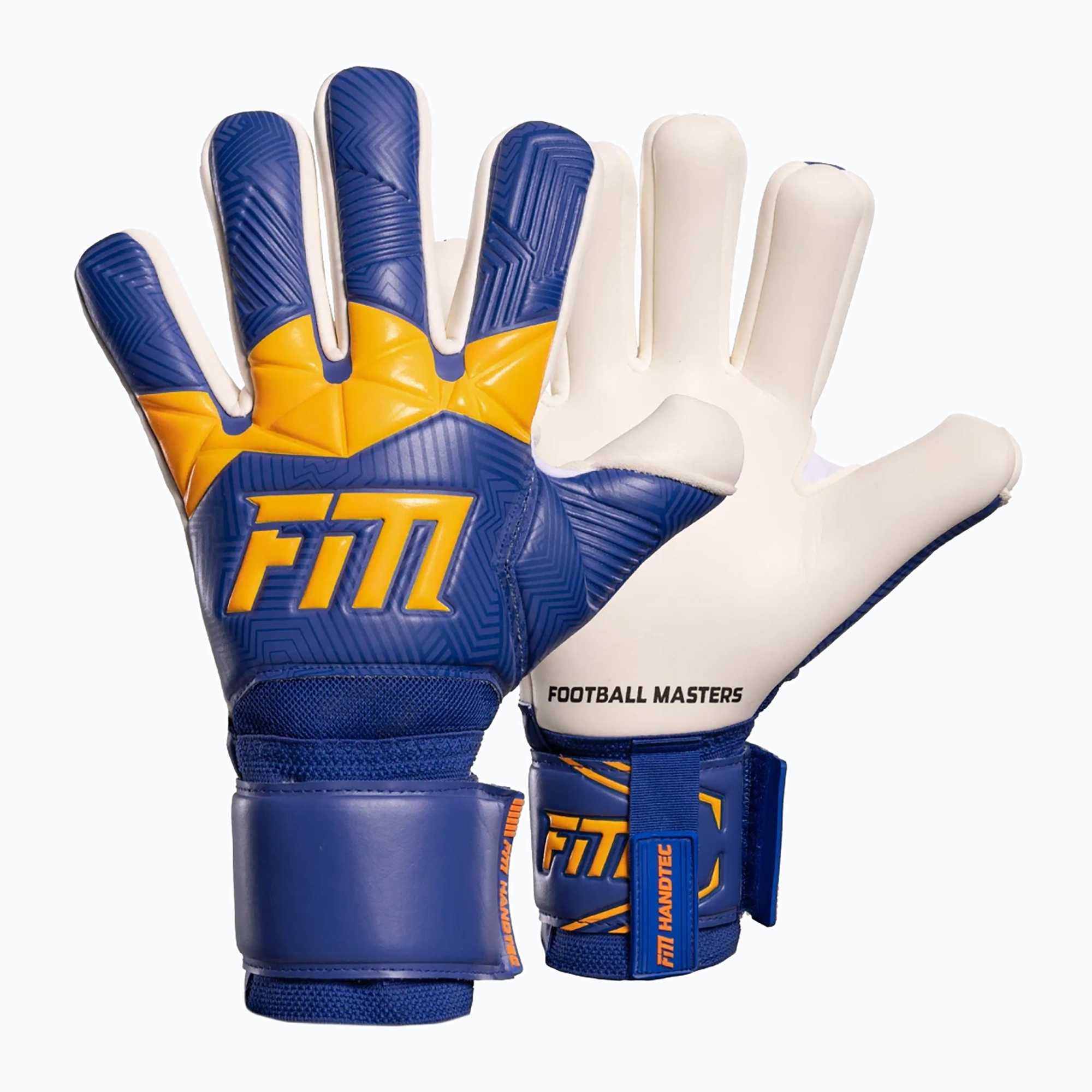Rękawice bramkarskie Football Masters Varis X blue/orange 