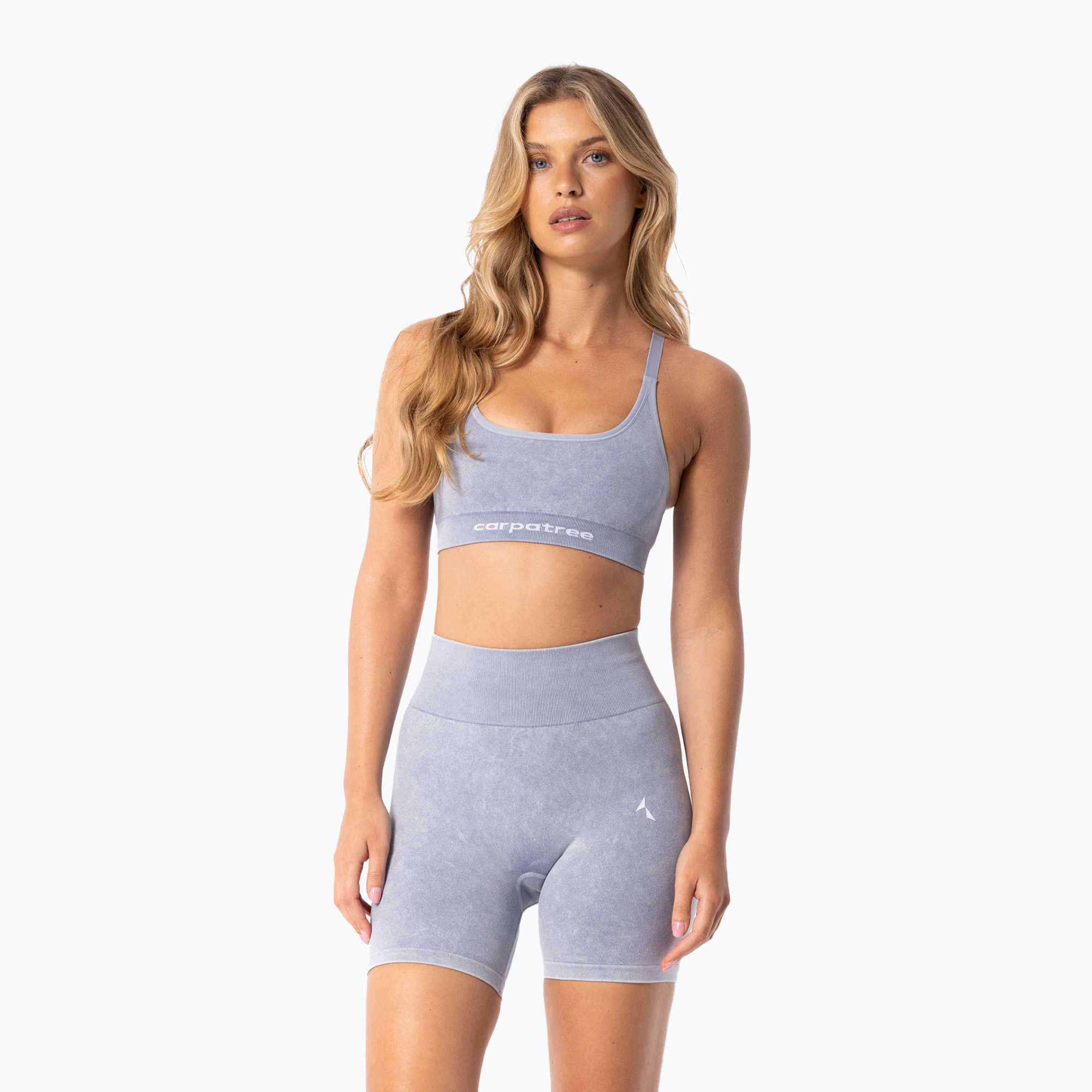 Carpatree Yasmine Seamless kék kő mosott rövidnadrág (Yasmine Seamless CP-SP-YSS-BLUSW)