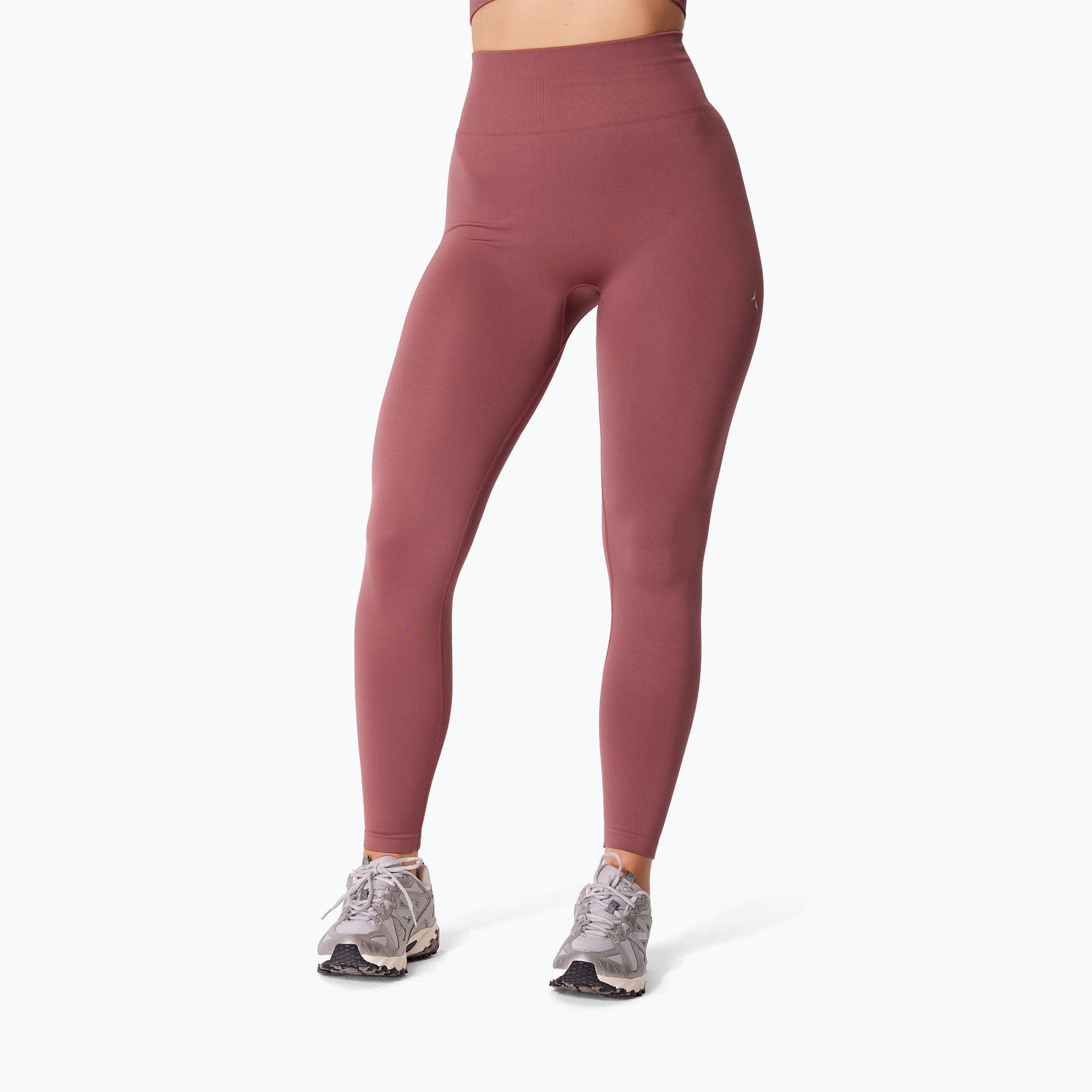Legginsy treningowe damskie Carpatree Dopamine Buzz Seamless rose/brown 
