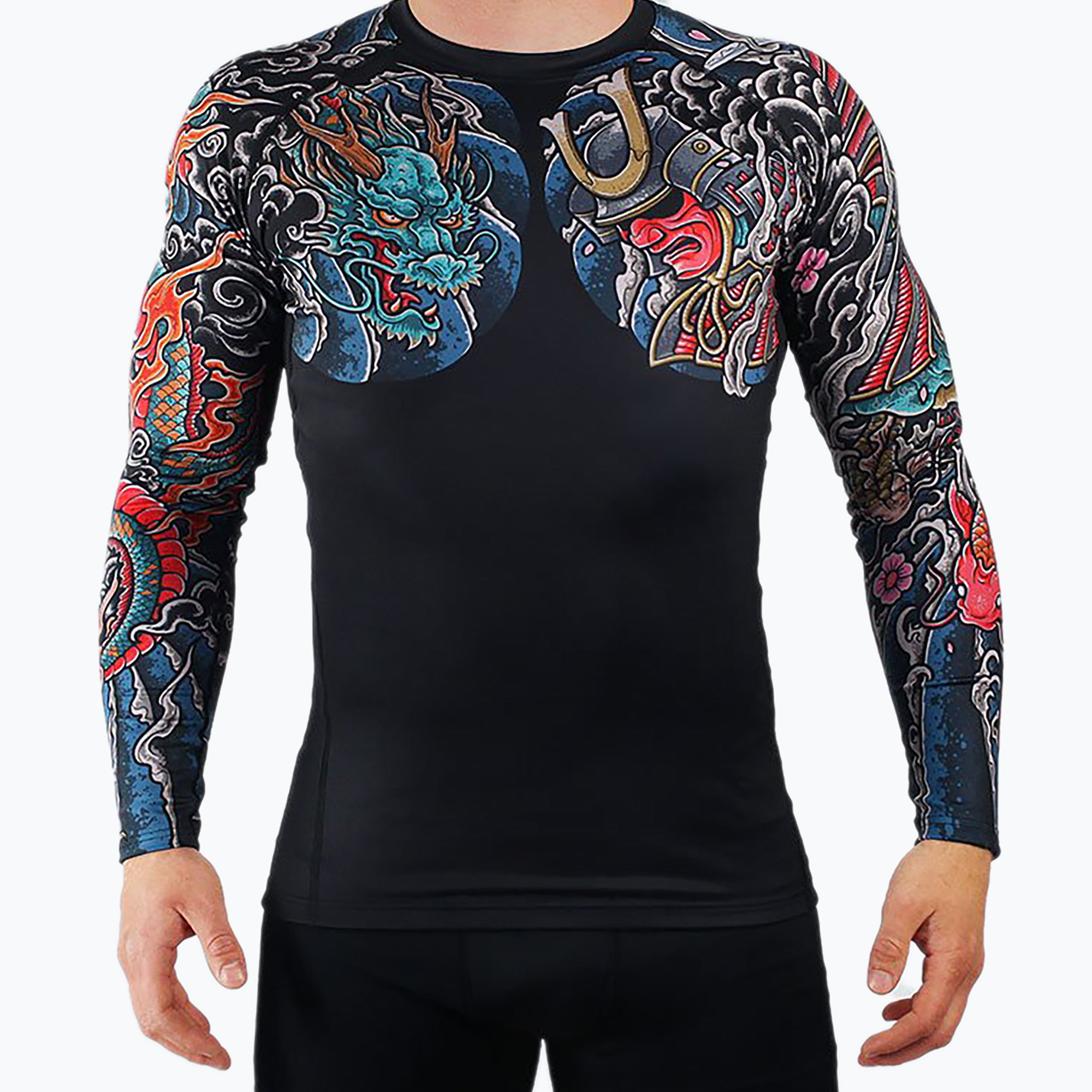 Rashguard longsleeve męski Ground Game Bushido 3.0 czarny 