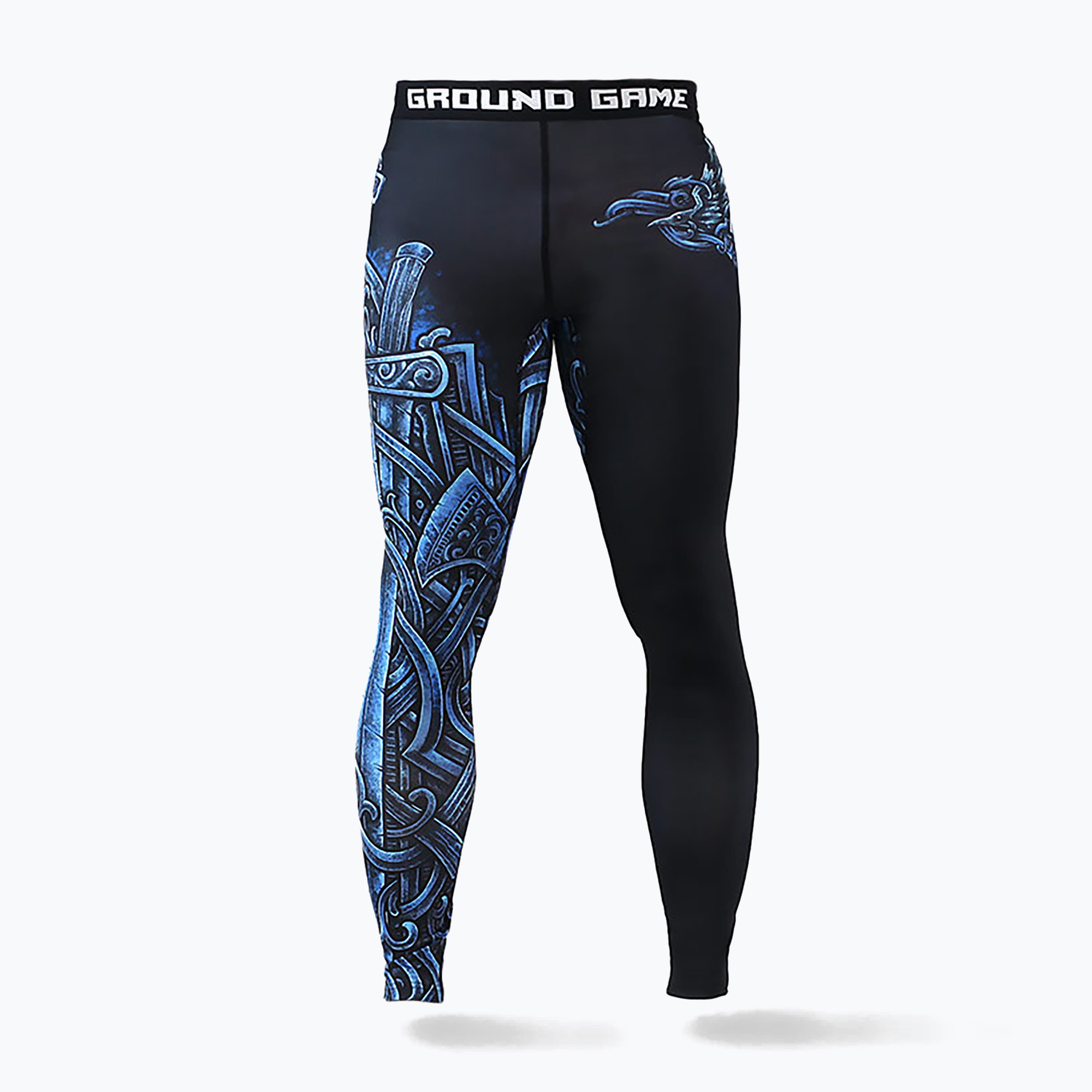 Legginsy treningowe męskie Ground Game Viking multicolor 