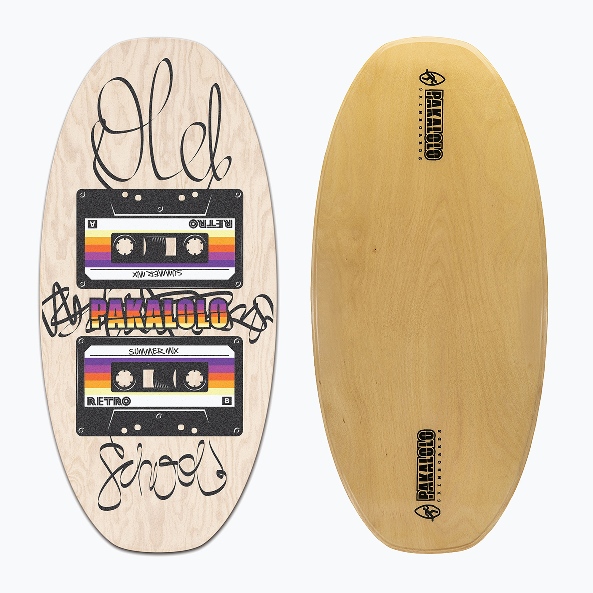 Скимборд дъска PAKALOLO Old School L/XL multicolor