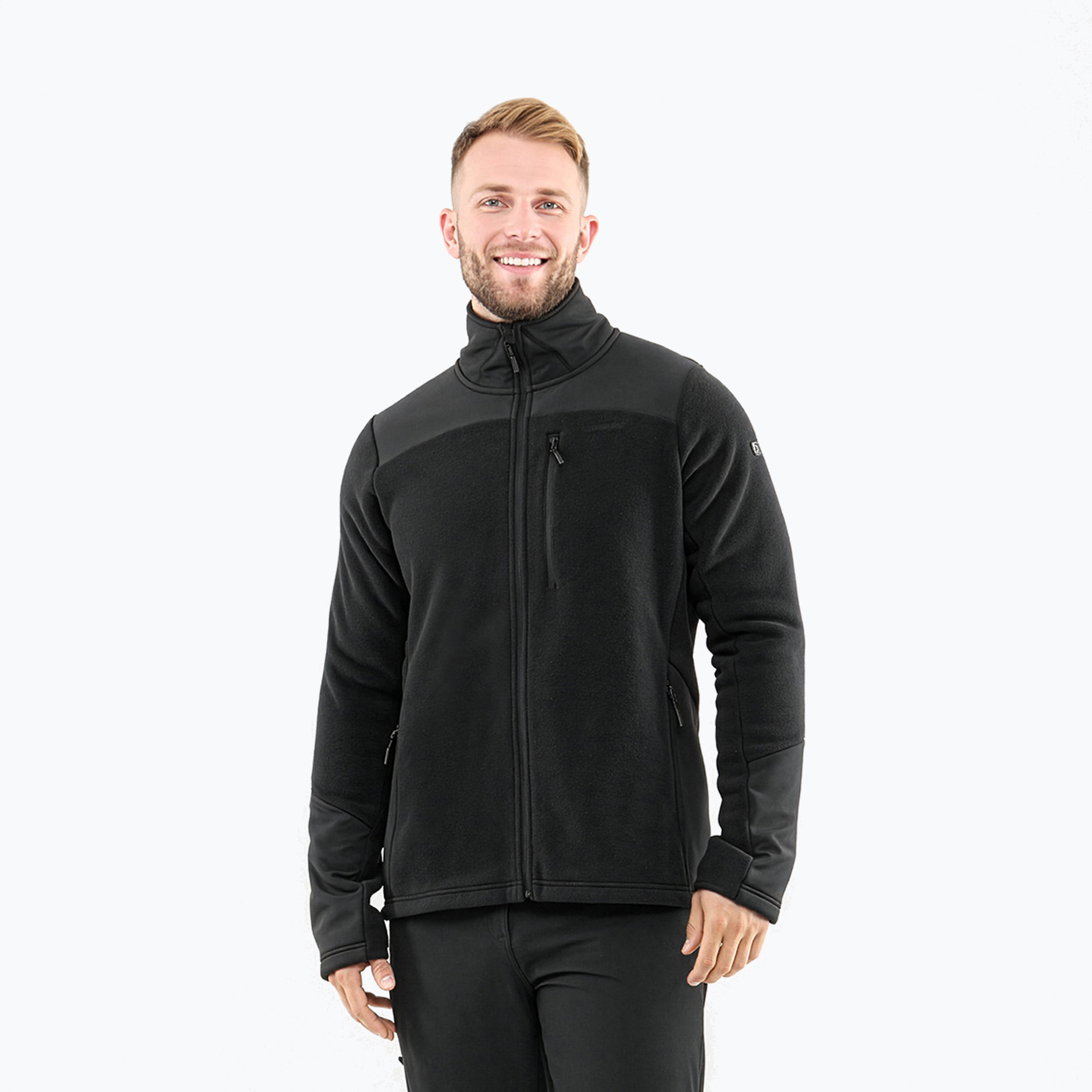 Bluza polarowa męska Viking Migano black 