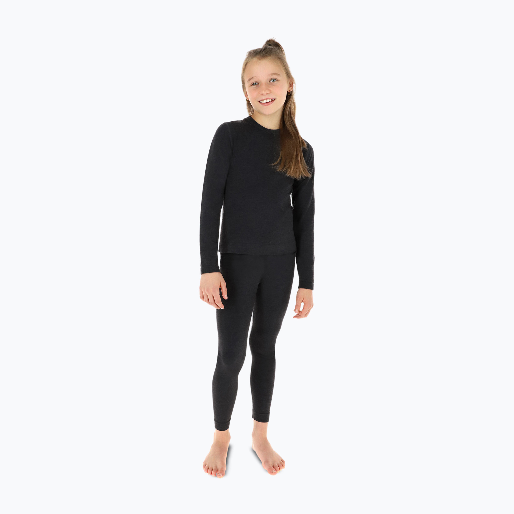 Set de lenjerie termoactivă pentru copii Viking Flam Base Layer grey