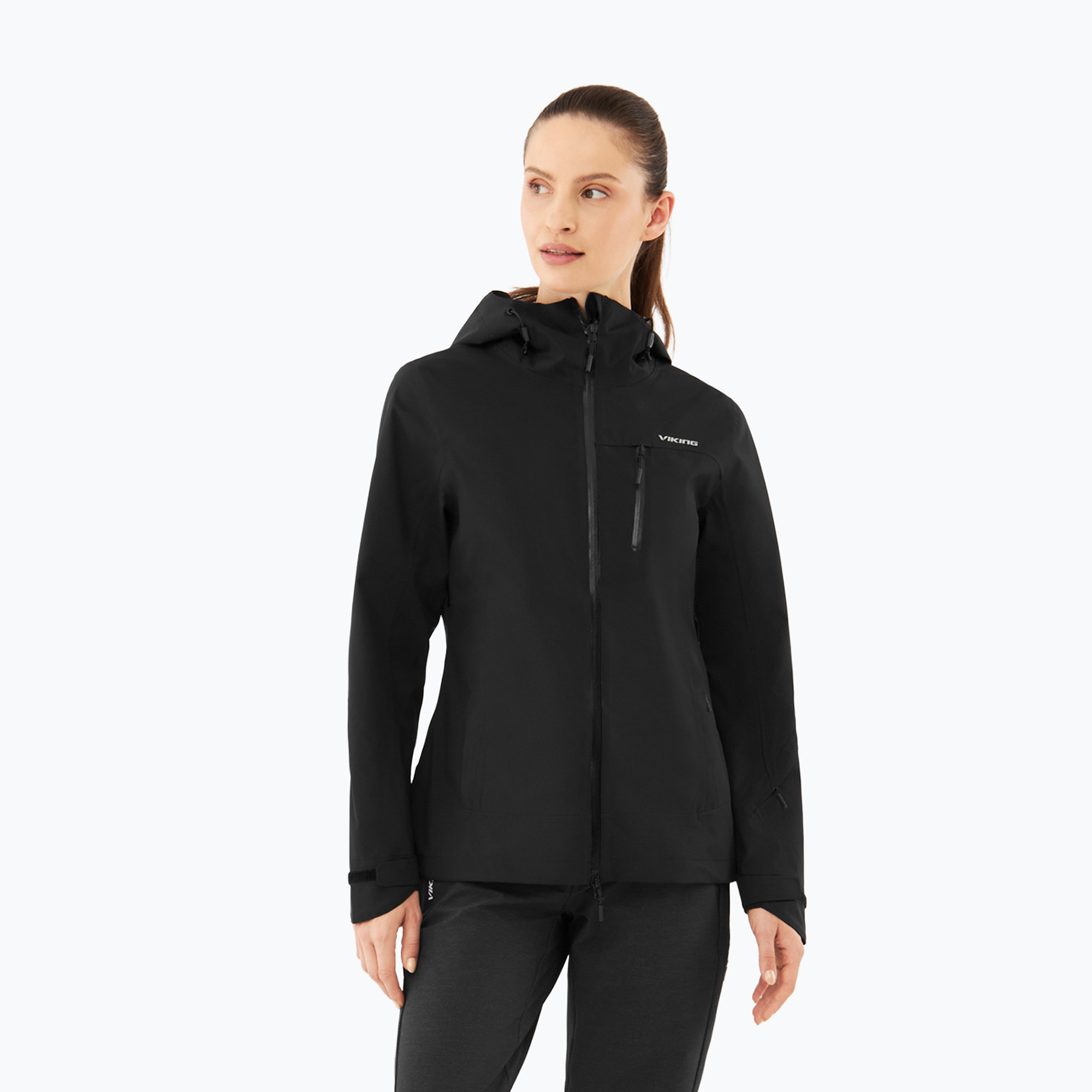 Dámska nepremokavá bunda Viking Trek Pro 2.5 black