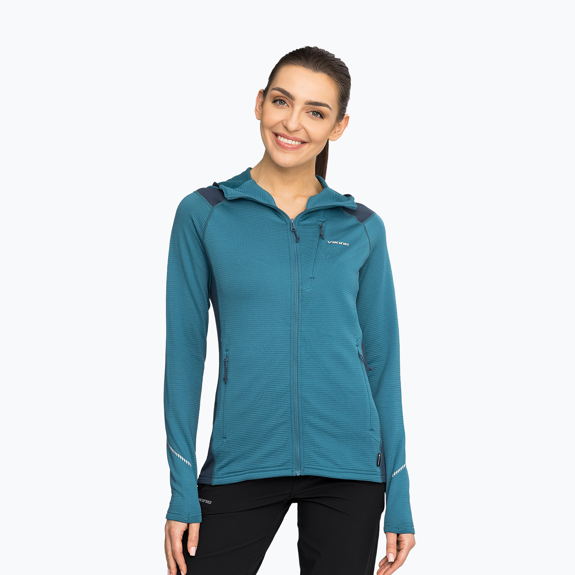 Bluză de trekking pentru femei Viking Birger Hoodie blue/navy