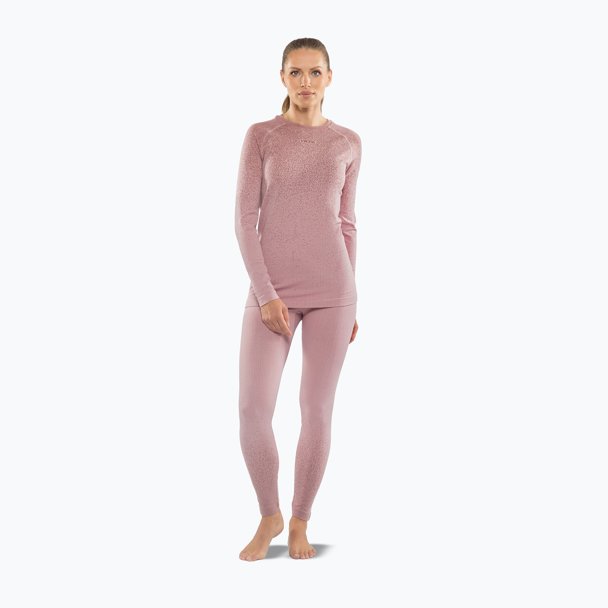 Set de lenjerie termoactivă pentru femei Viking Altis Base Layer pink