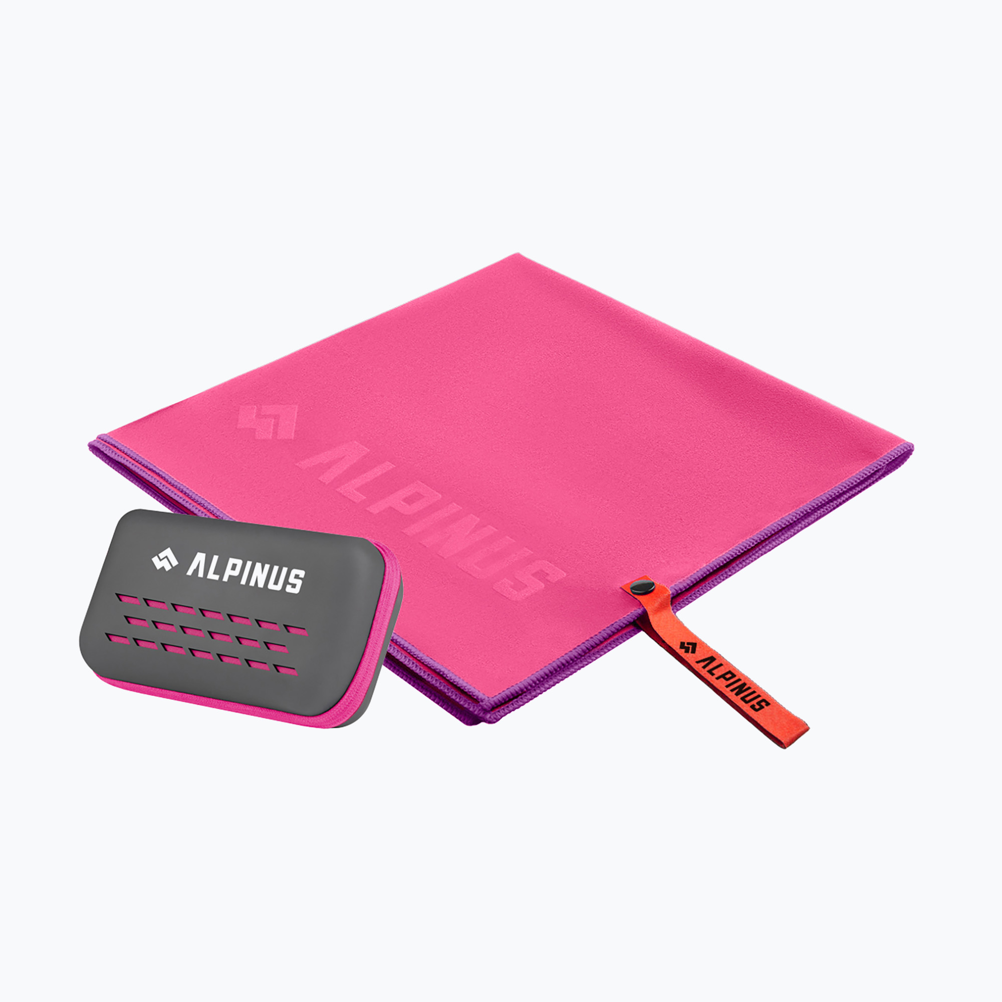 Бързосъхнеща хавлия Alpinus Tarifa pink