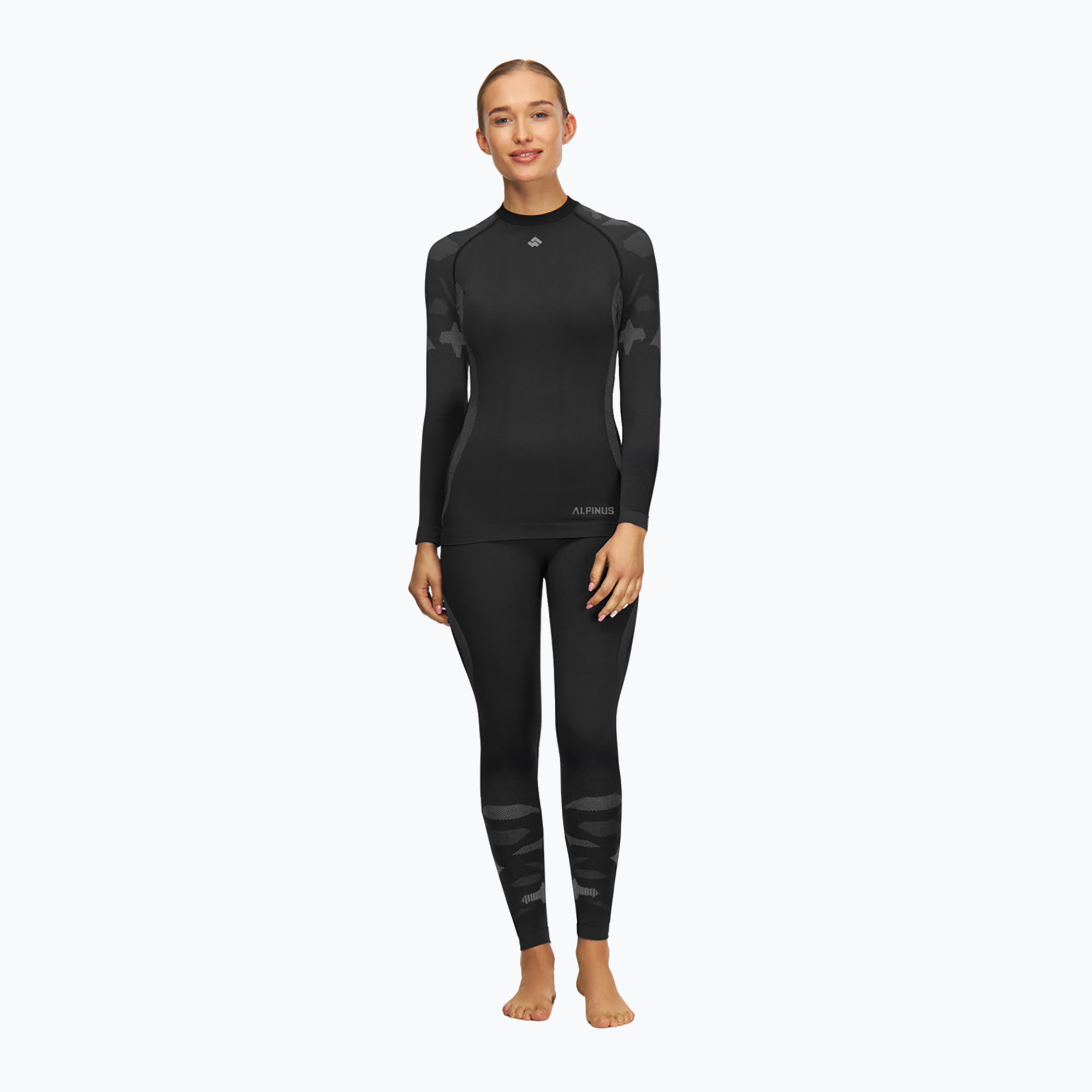 Set de lenjerie termoactivă pentru femei Alpinus Active Idre negru