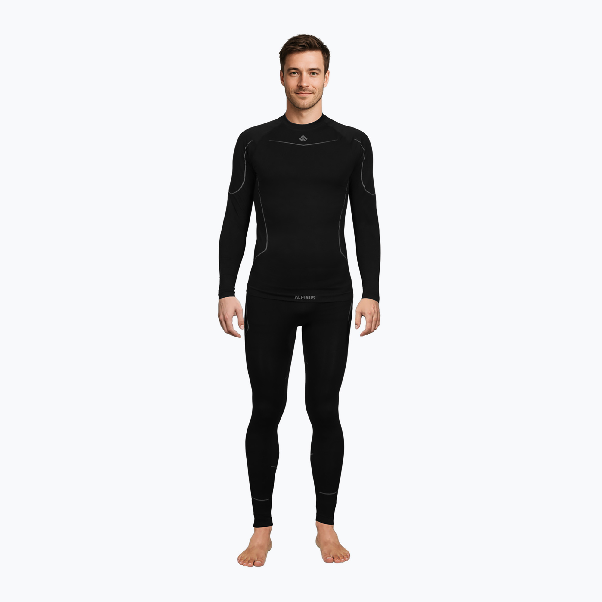 Мъжки комплект термобельо Alpinus Lakdah Set black