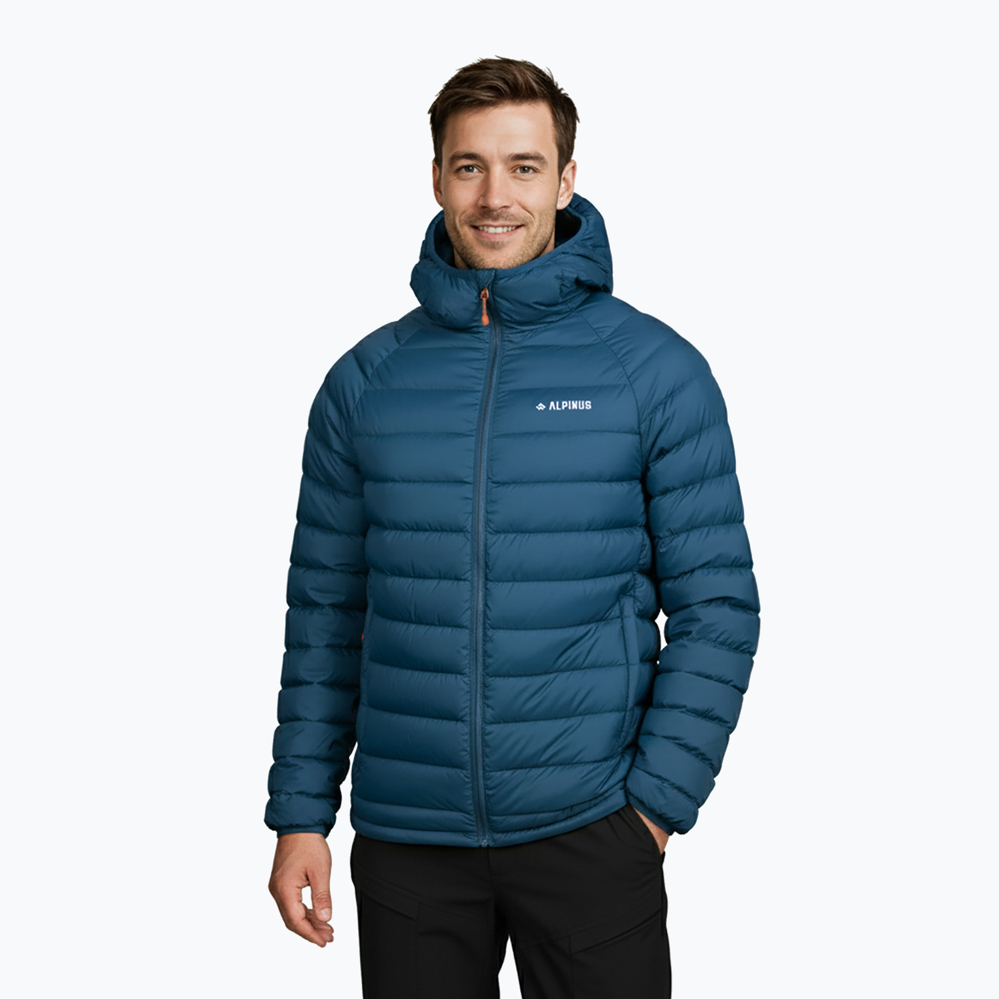 Kurtka ocieplana męska Alpinus Hozat szary/granatowy 