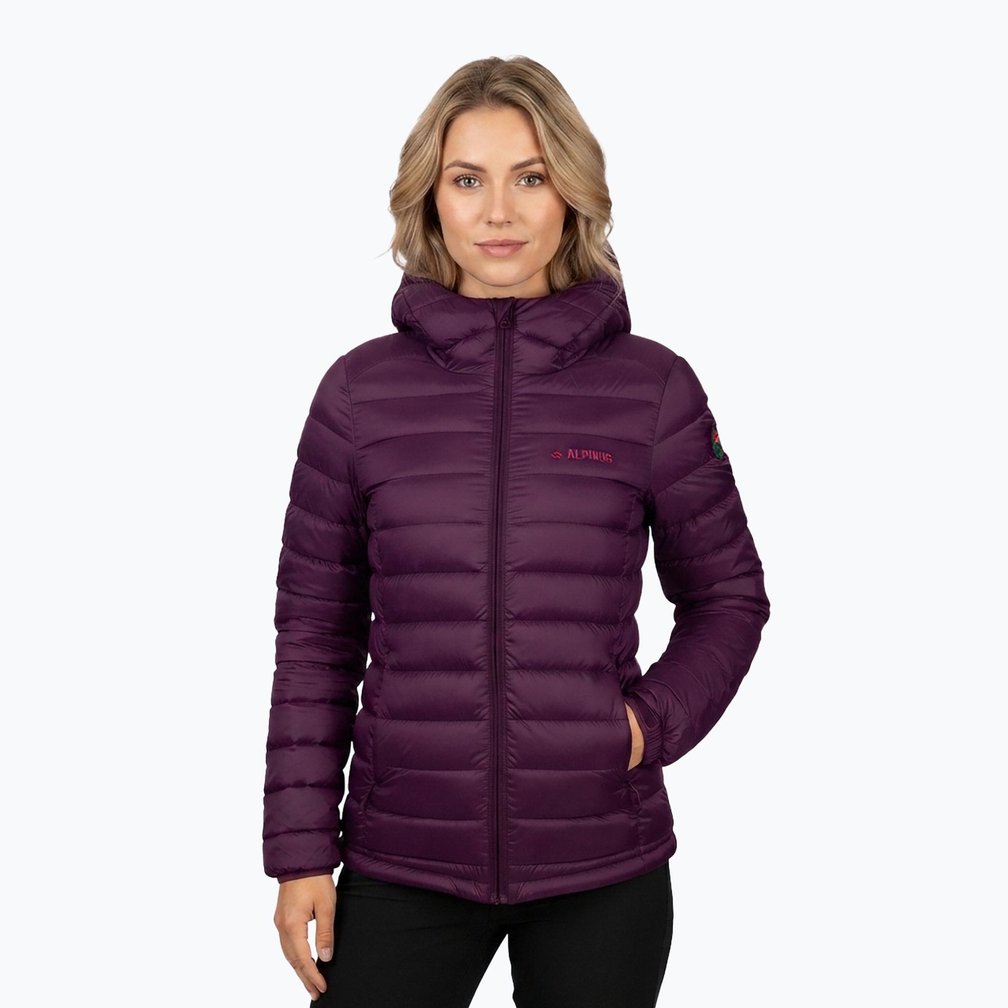Dámska zateplená bunda Alpinus Tunari dark plum