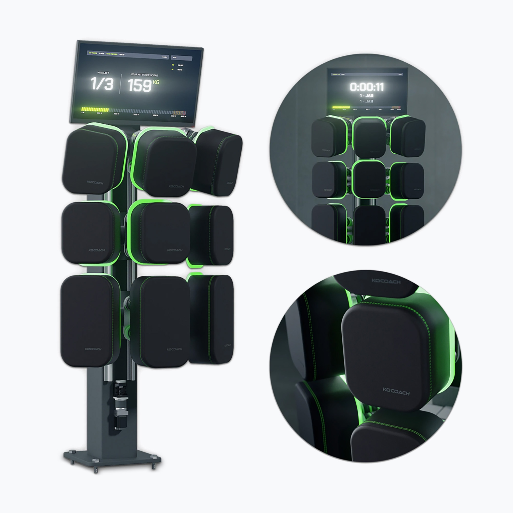 Stacja treningowa KO Coach ITS czarny 