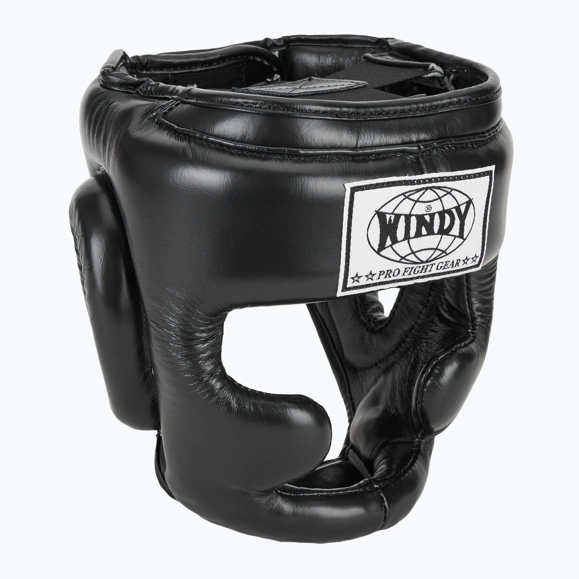 Kask bokserski WINDY Genuine Leather black 