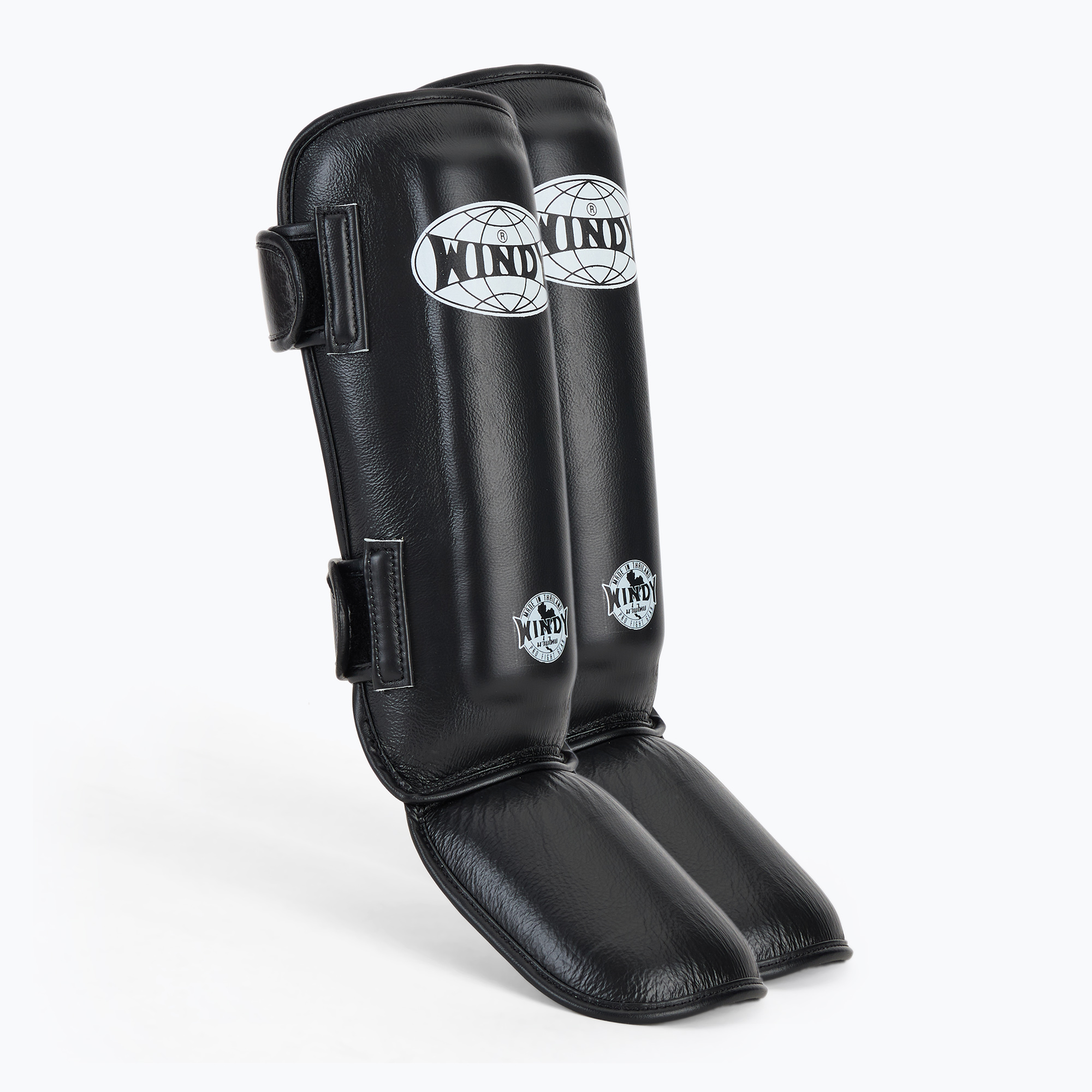 Tibia and foot protectors WINDY Synthetic Leather black (XL)
