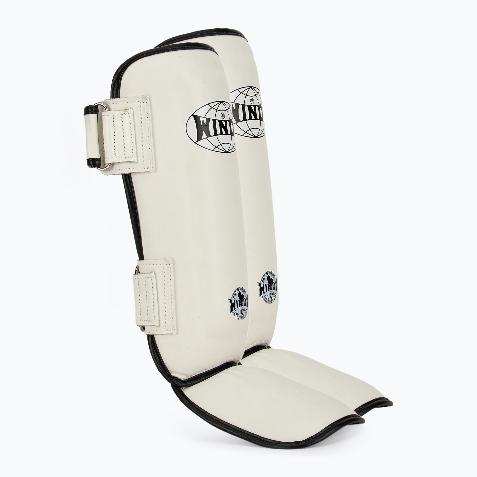 Ochraniacze piszczeli i stóp WINDY Classic Double Strap white 
