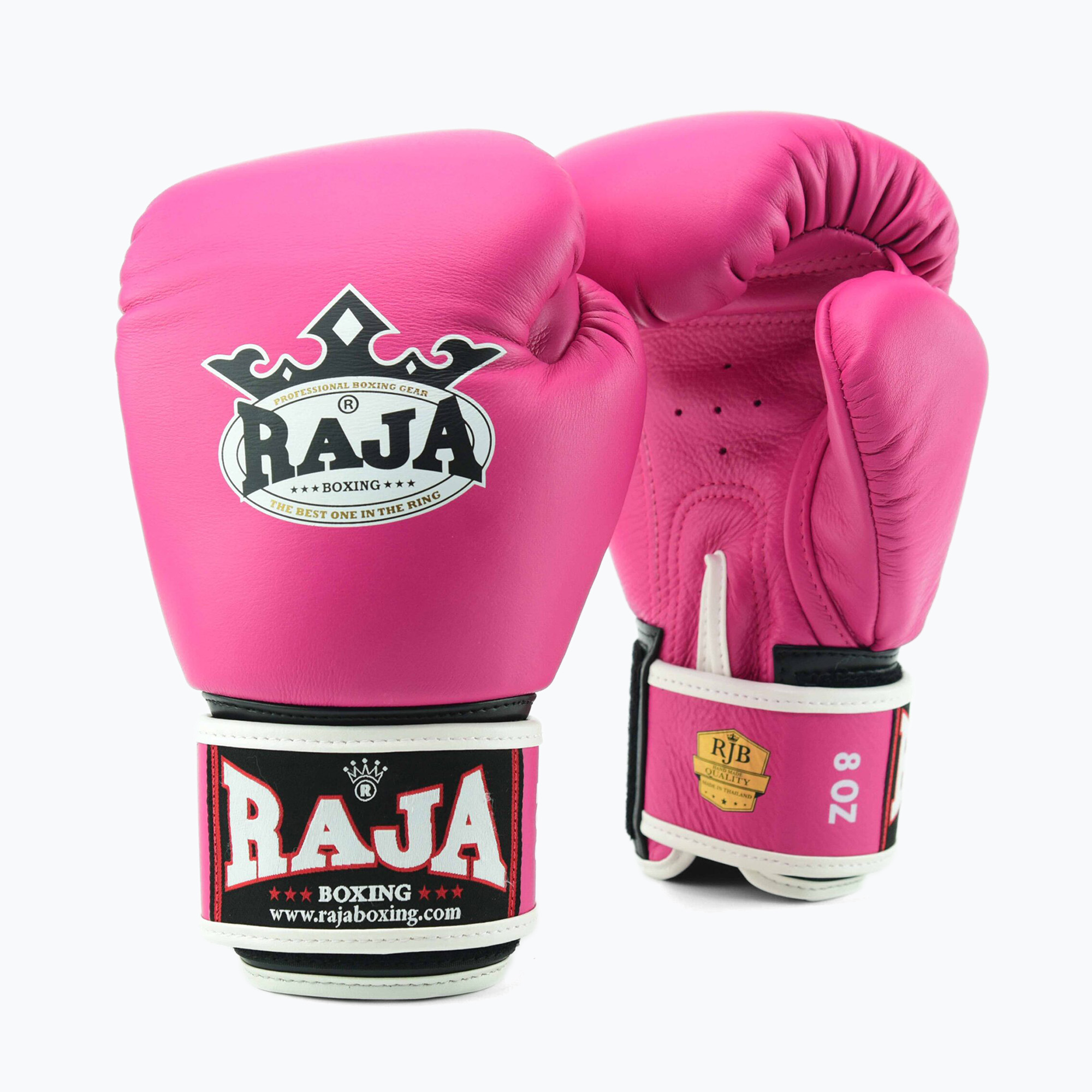 Rękawice bokserskie RAJA BOXING Single Standard Genuine Leather pink 