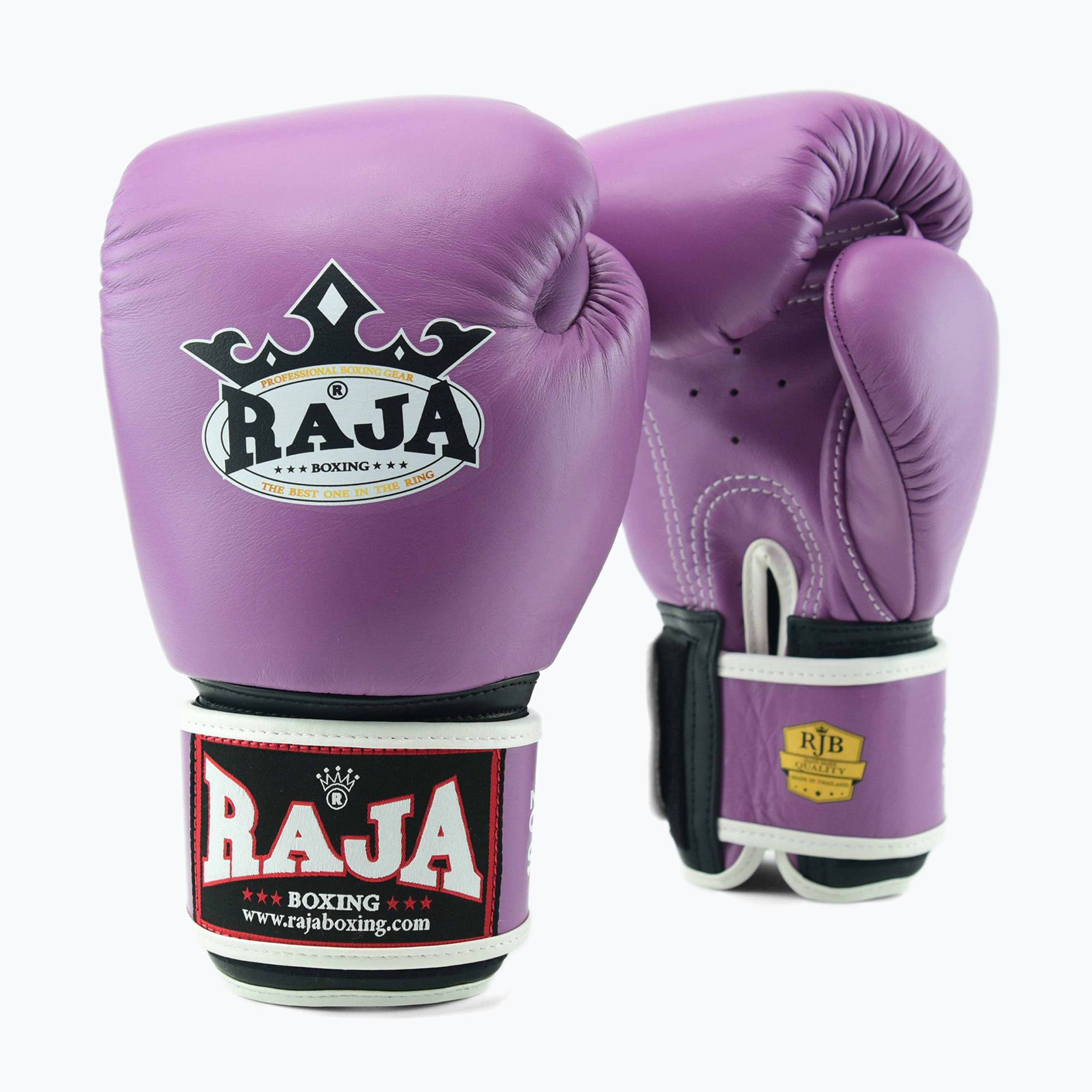 Rękawice bokserskie RAJA BOXING Single Standard Genuine Leather purple 