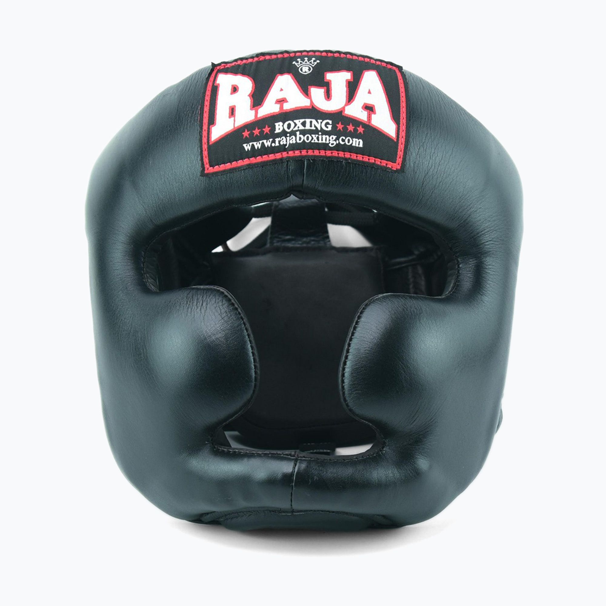 Kask bokserski RAJA BOXING Genuine Leather black 